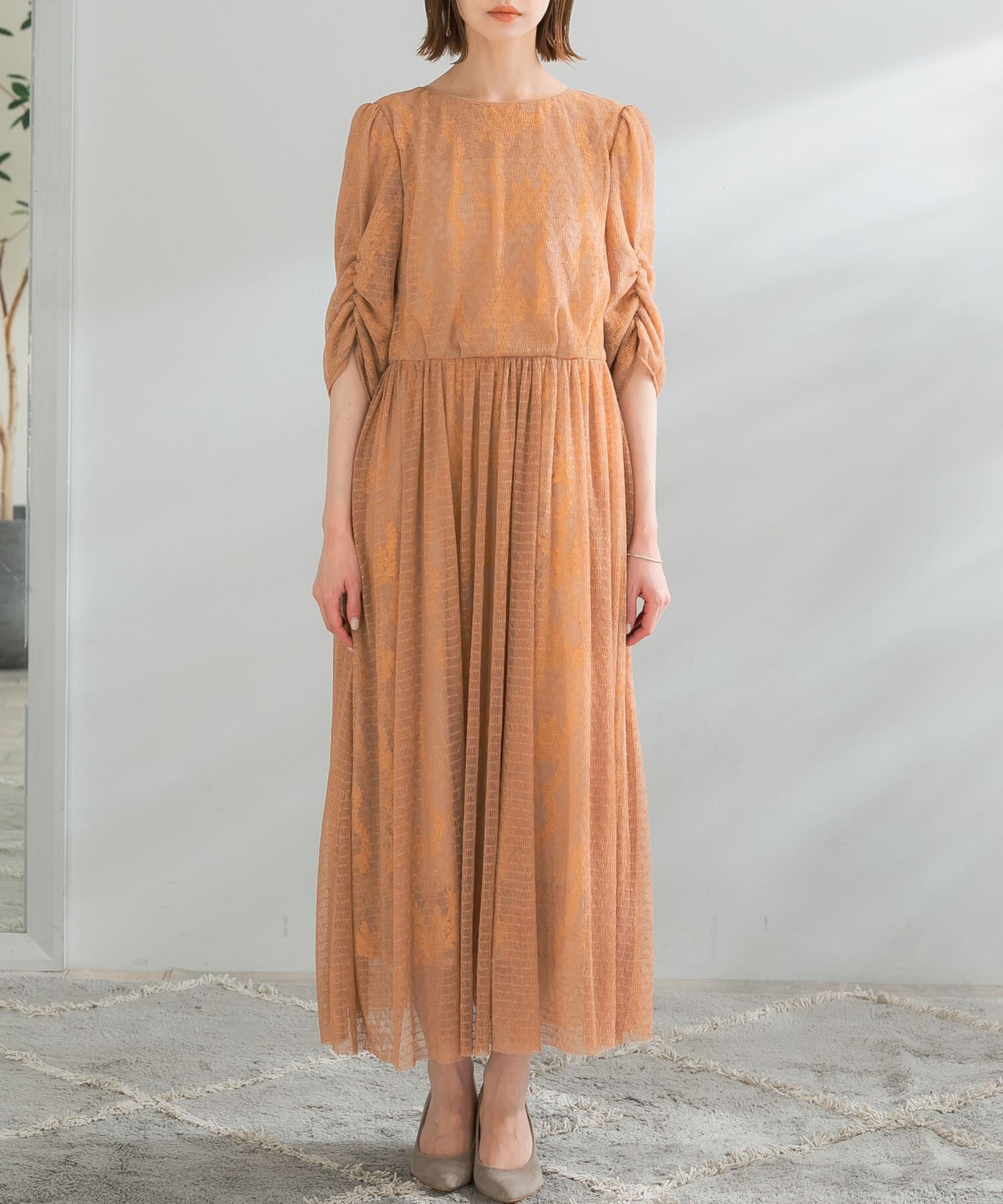 URBAN RESEARCH ROSSO「オーバーレースドレス」|ワンピース|