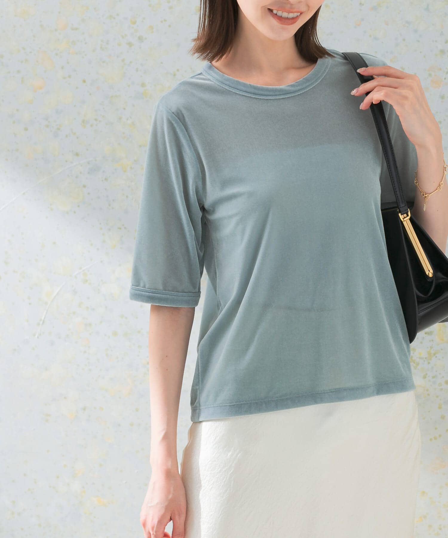 URBAN RESEARCH ROSSO「シアーベロアTシャツ」|Tシャツ・カットソー|