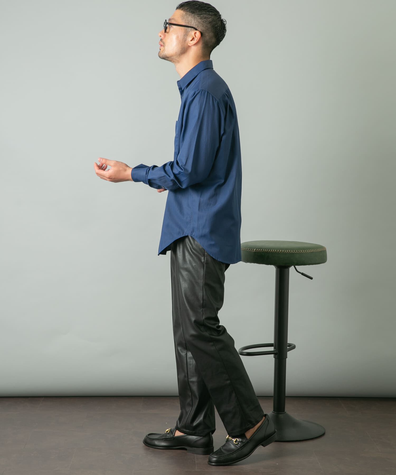 URBAN RESEARCH ROSSO「『セットアップ対応』『XLサイズあり』Fake Fabricストレッチスラックス」|その他|