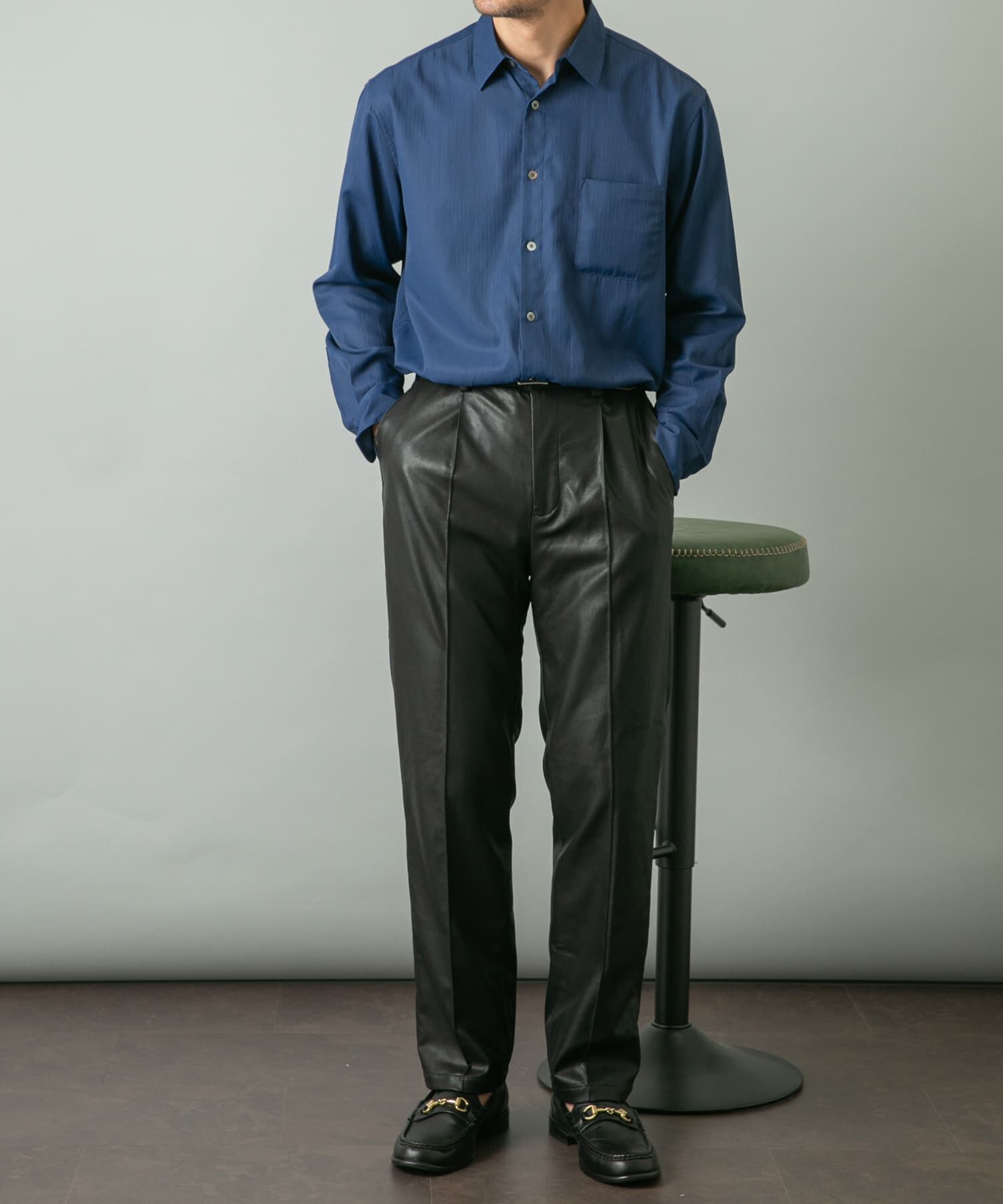 URBAN RESEARCH ROSSO「『セットアップ対応』『XLサイズあり』Fake Fabricストレッチスラックス」|その他|