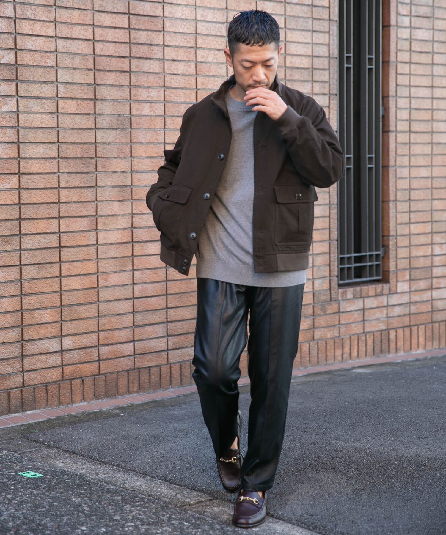 URBAN RESEARCH ROSSO「『セットアップ対応』『XLサイズあり』Fake Fabricストレッチスラックス」|その他|