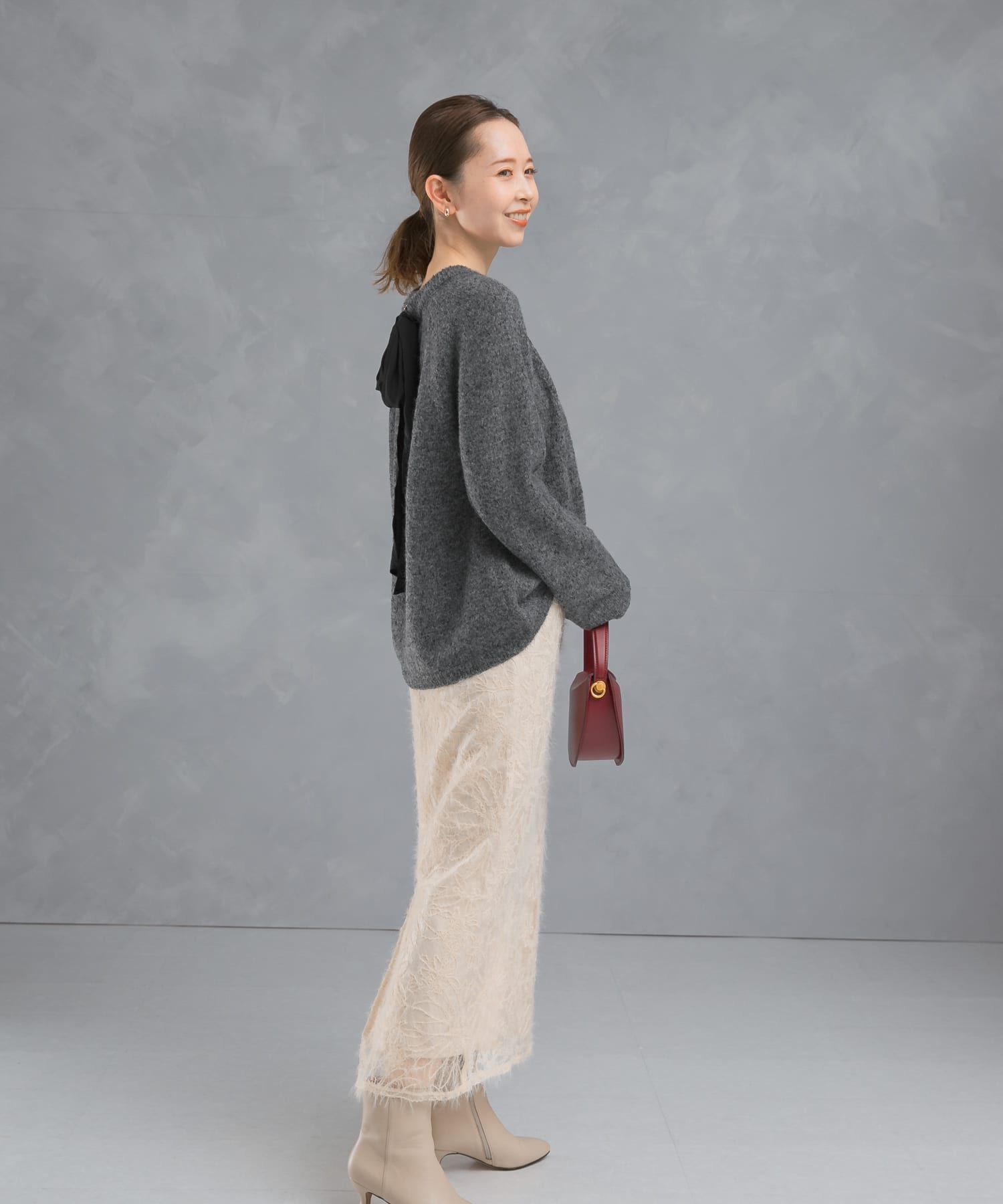 URBAN RESEARCH ROSSO「フラワーチュールシャギースカート」|スカート|