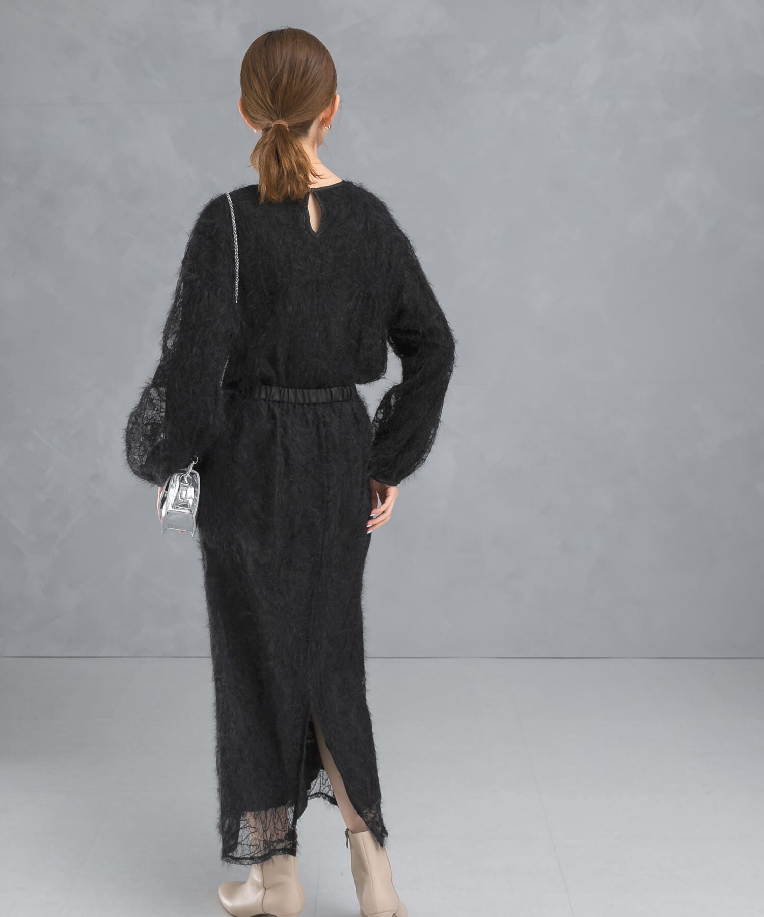 URBAN RESEARCH ROSSO「フラワーチュールシャギースカート」|スカート|