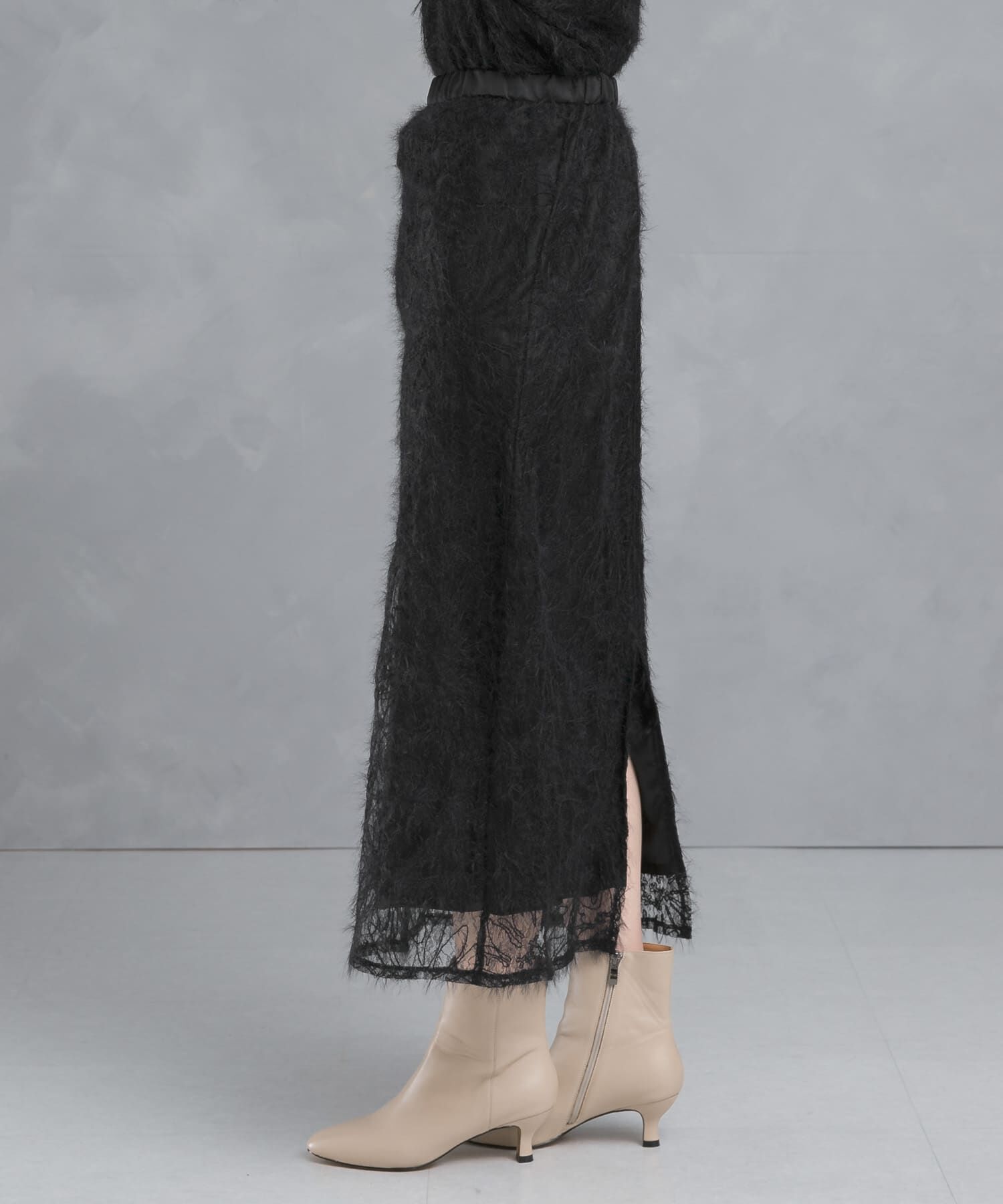 URBAN RESEARCH ROSSO「フラワーチュールシャギースカート」|スカート|