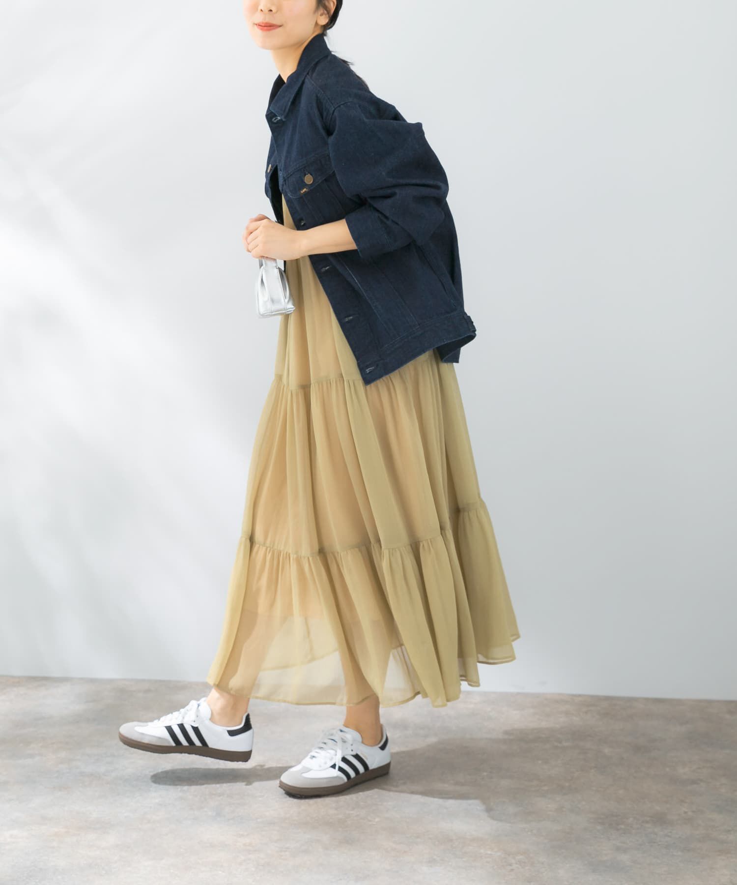 URBAN RESEARCH ROSSO「シアーティアードワンピース」|ワンピース|