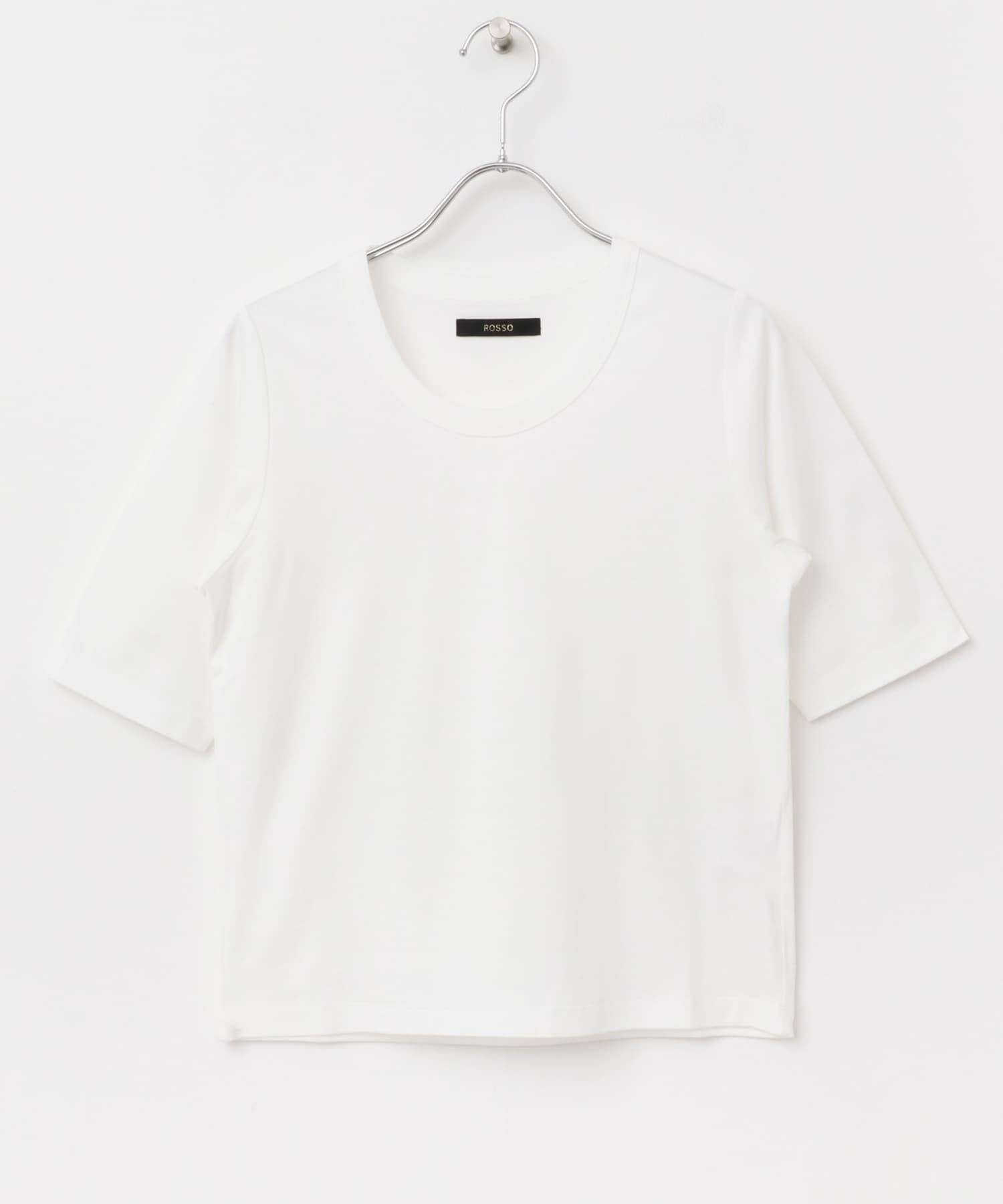 URBAN RESEARCH ROSSO「スーピマコットンUネックカットソー」|Tシャツ・カットソー|