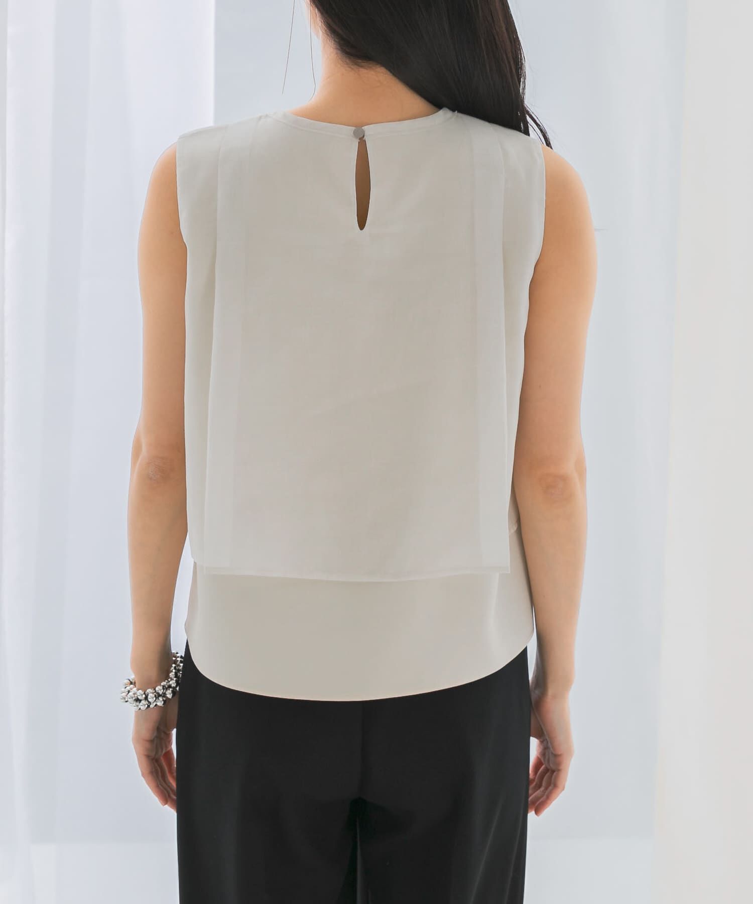 URBAN RESEARCH ROSSO「シアーチンツレイヤードブラウス」|シャツ・ブラウス|