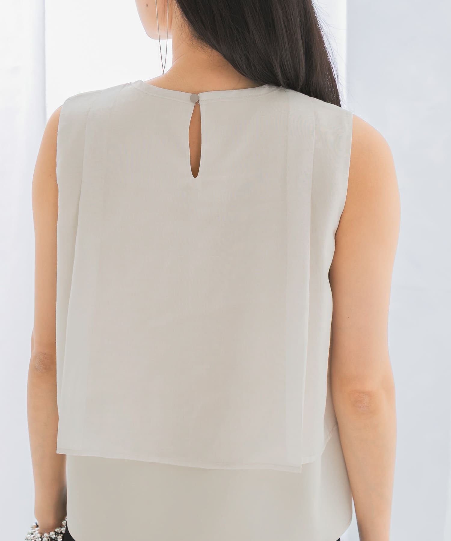 URBAN RESEARCH ROSSO「シアーチンツレイヤードブラウス」|シャツ・ブラウス|