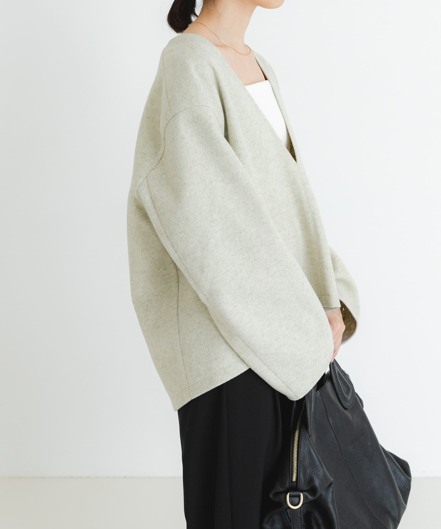 URBAN RESEARCH「ウールライクVネックトップス」|Tシャツ・カットソー|