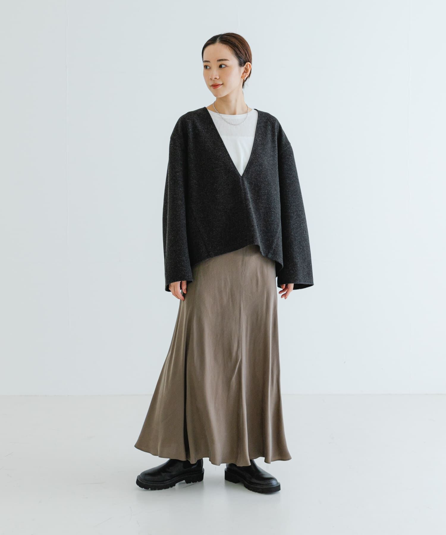 URBAN RESEARCH「ウールライクVネックトップス」|Tシャツ・カットソー|