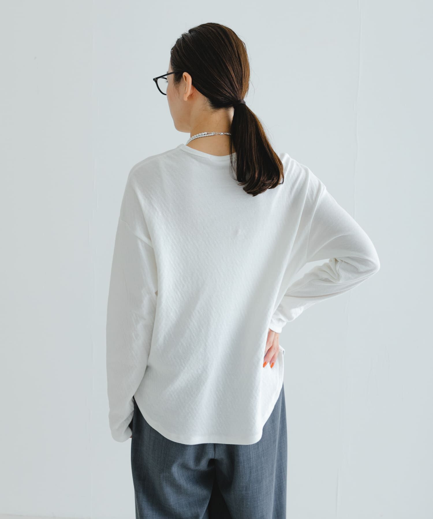 URBAN RESEARCH「『MADE IN JAPAN』セッケツクルーネックルーズカットソー」|Tシャツ・カットソー|