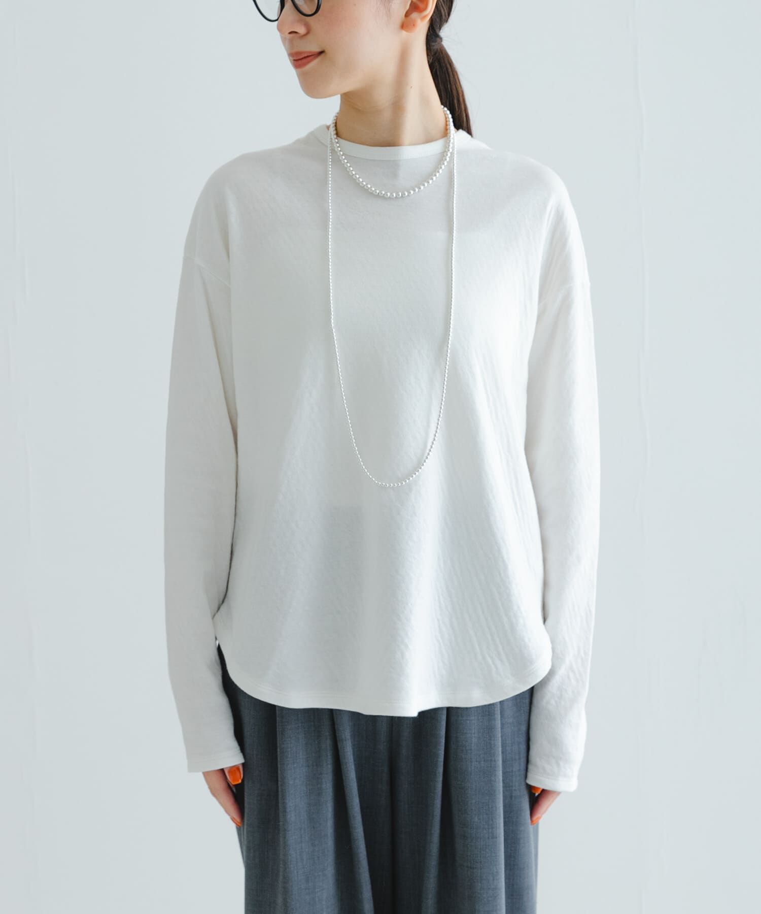 URBAN RESEARCH「『MADE IN JAPAN』セッケツクルーネックルーズカットソー」|Tシャツ・カットソー|