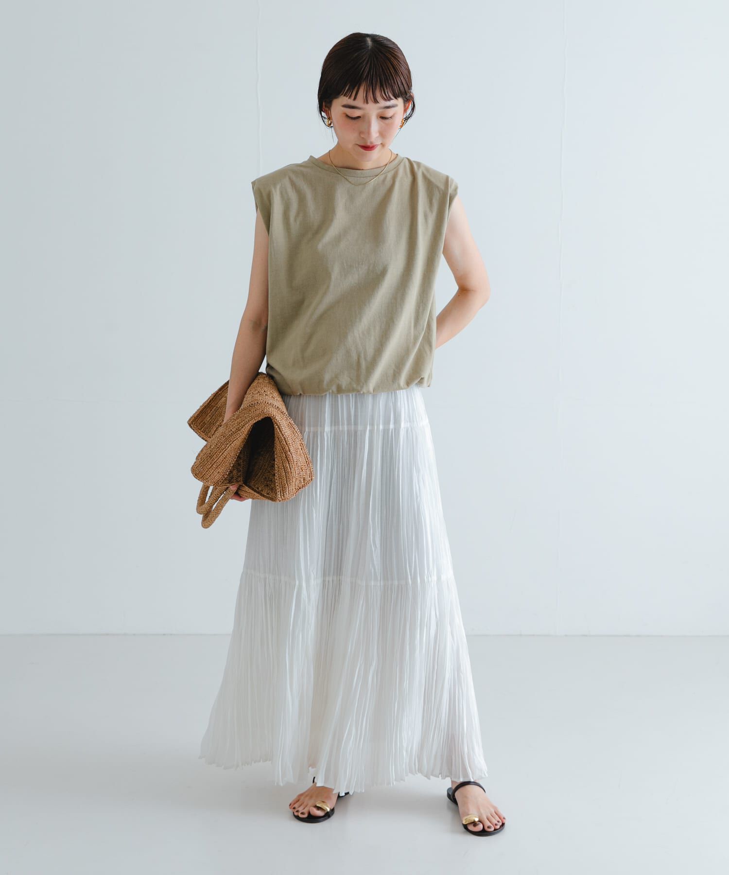 URBAN RESEARCH「ワッシャープリーツイージースカート」|スカート|