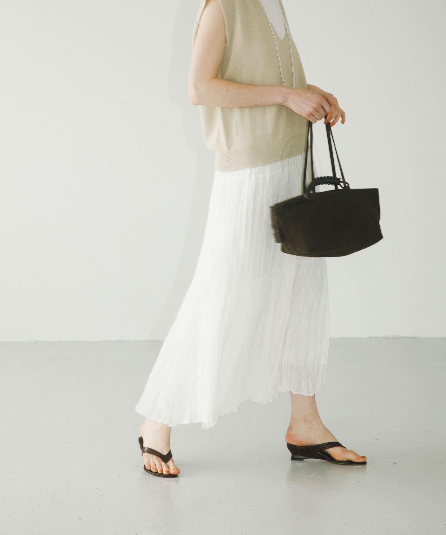 URBAN RESEARCH「ワッシャープリーツイージースカート」|スカート|