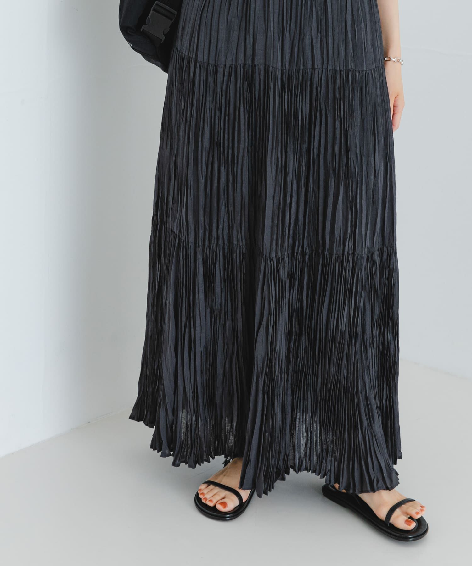 URBAN RESEARCH「ワッシャープリーツイージースカート」|スカート|