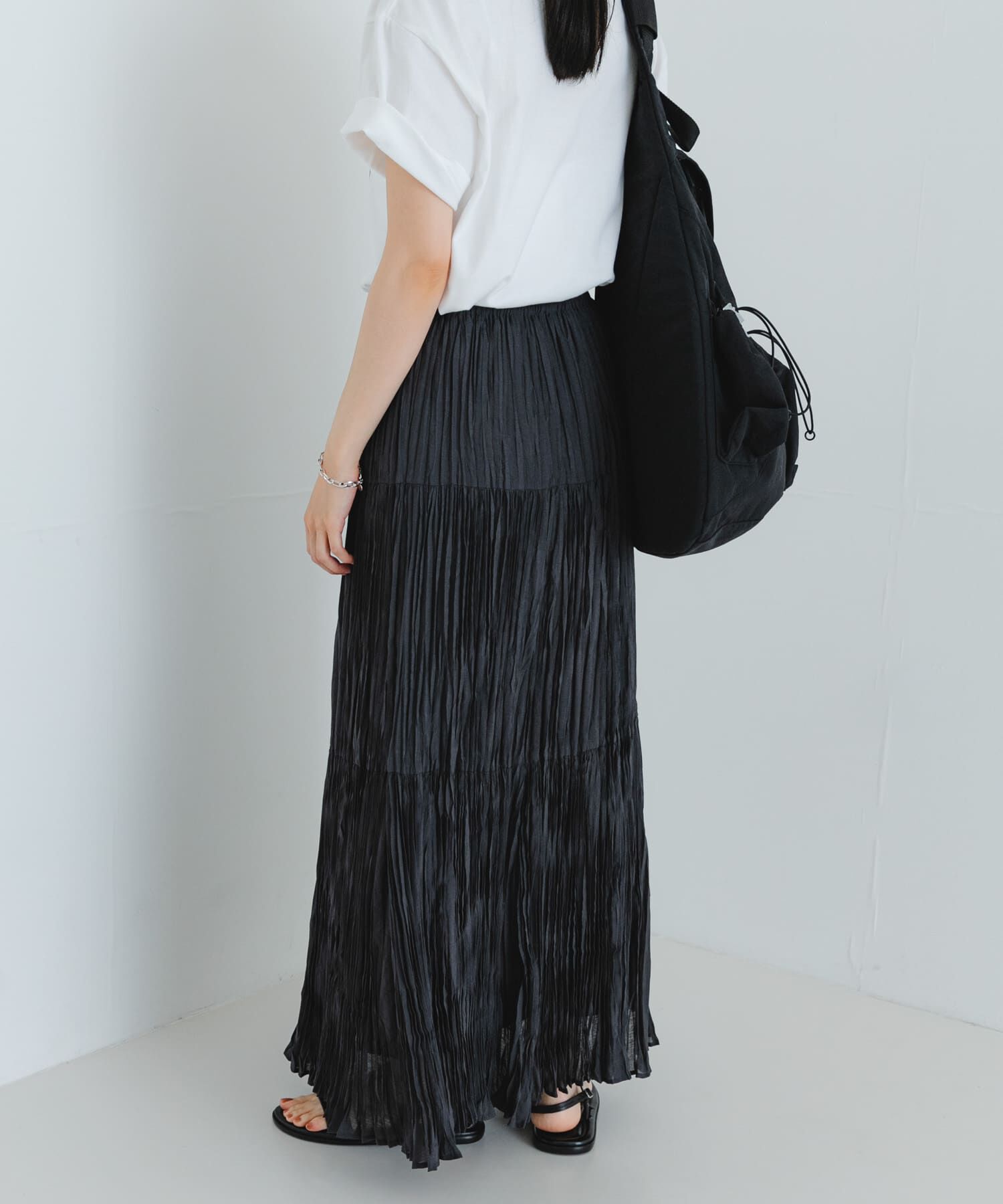 URBAN RESEARCH「ワッシャープリーツイージースカート」|スカート|