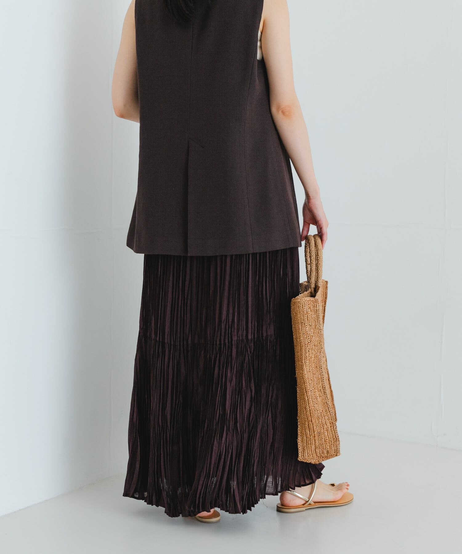 URBAN RESEARCH「ワッシャープリーツイージースカート」|スカート|