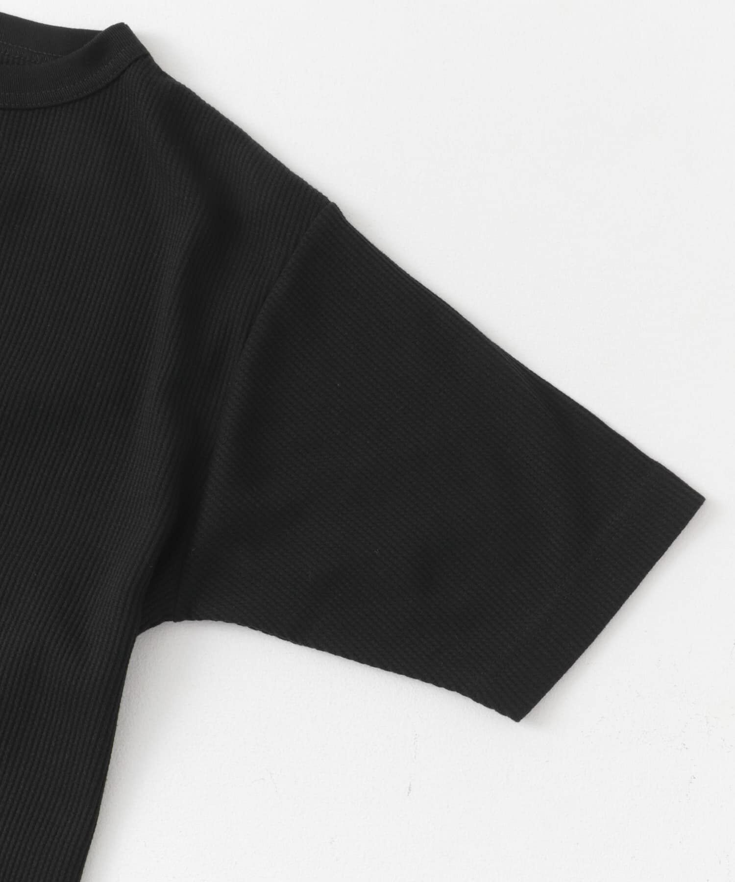 URBAN RESEARCH DOORS「FORK&SPOON　ミニワッフル5分袖Tシャツ」|Tシャツ・カットソー|