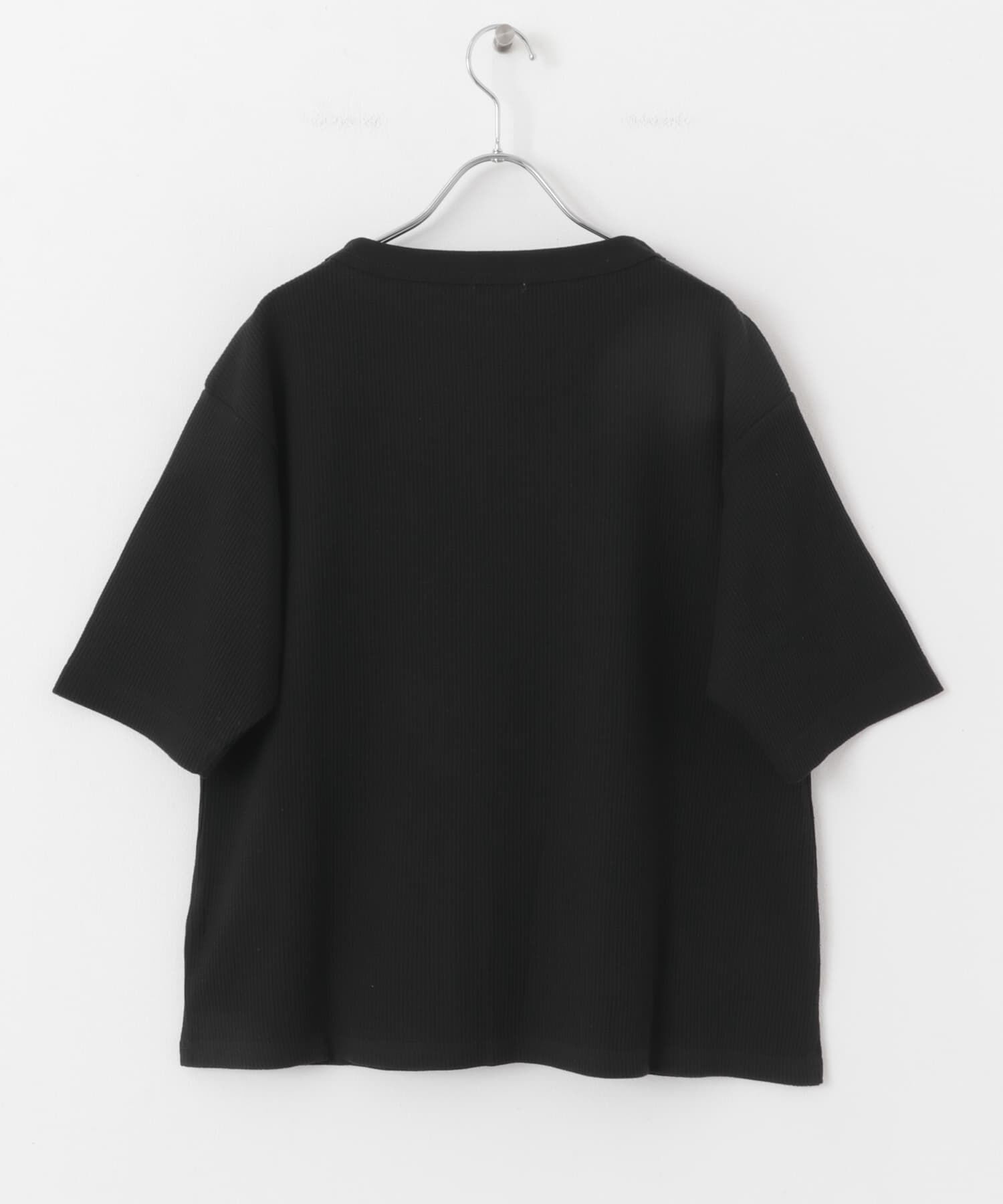 URBAN RESEARCH DOORS「FORK&SPOON　ミニワッフル5分袖Tシャツ」|Tシャツ・カットソー|