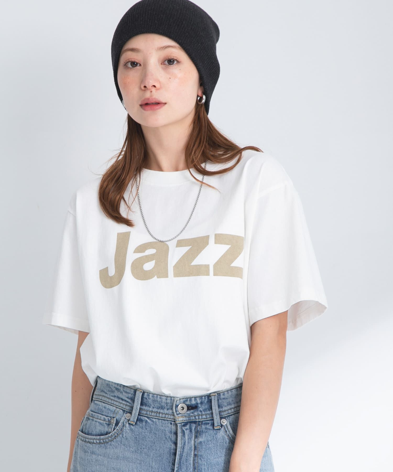 Sonny Label 「JazzロゴプリントTシャツ」|Tシャツ・カットソー|オフホワイト
