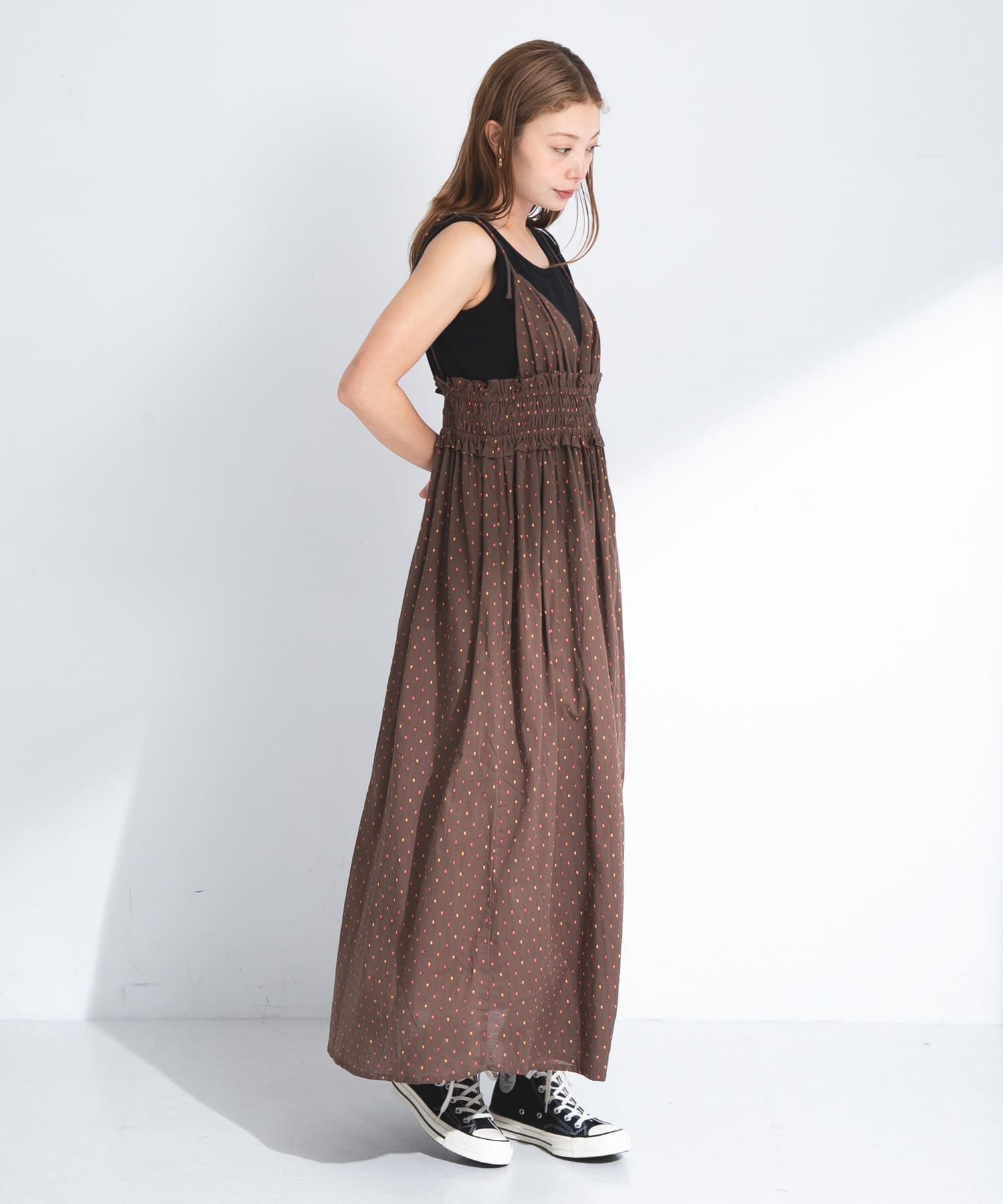 Sonny Label 「コットンドビーシャーリングキャミワンピース」|ワンピース|