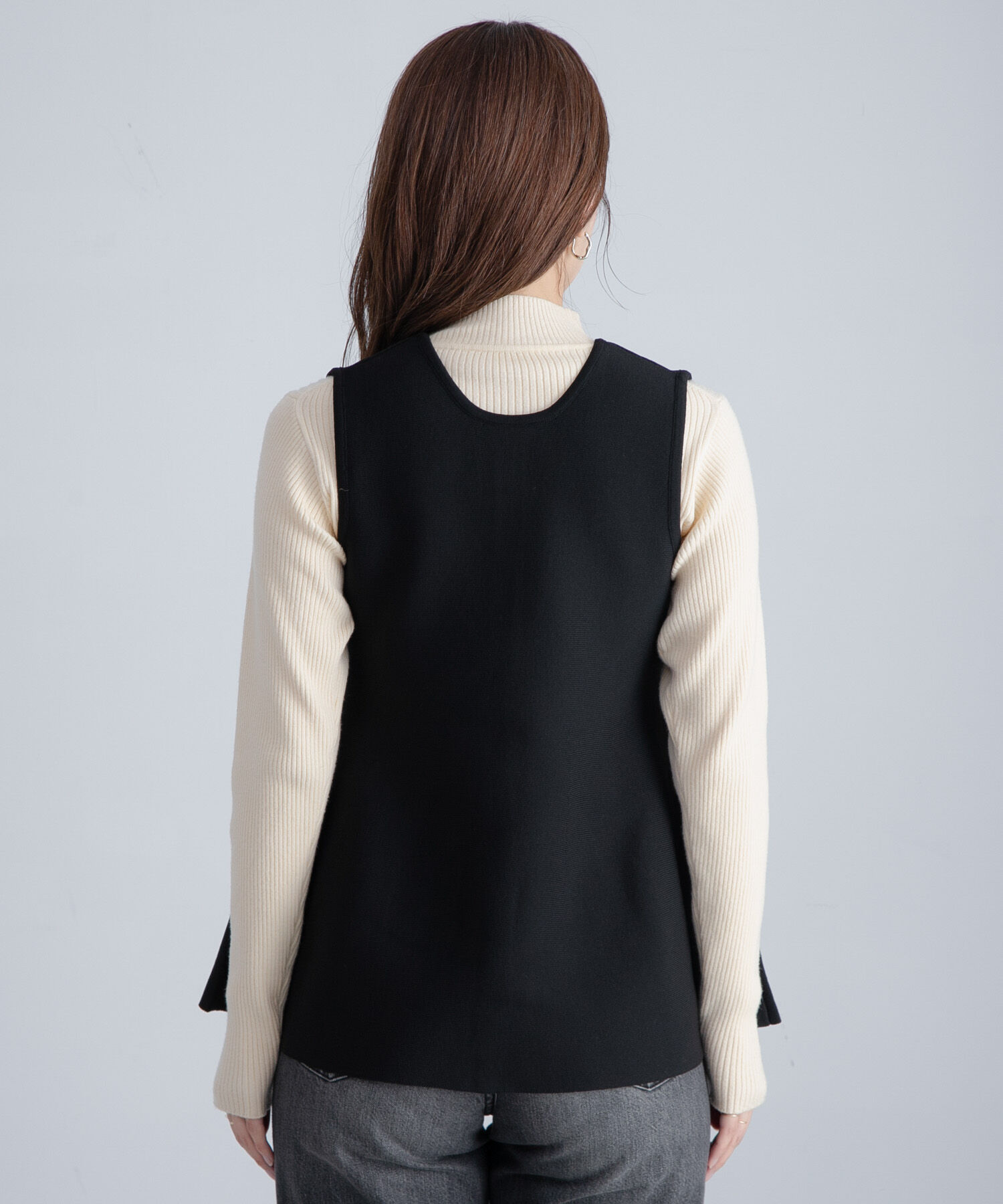 Sonny Label 「『WEB限定』2WAYペプラムニットベスト」|ニット・セーター|