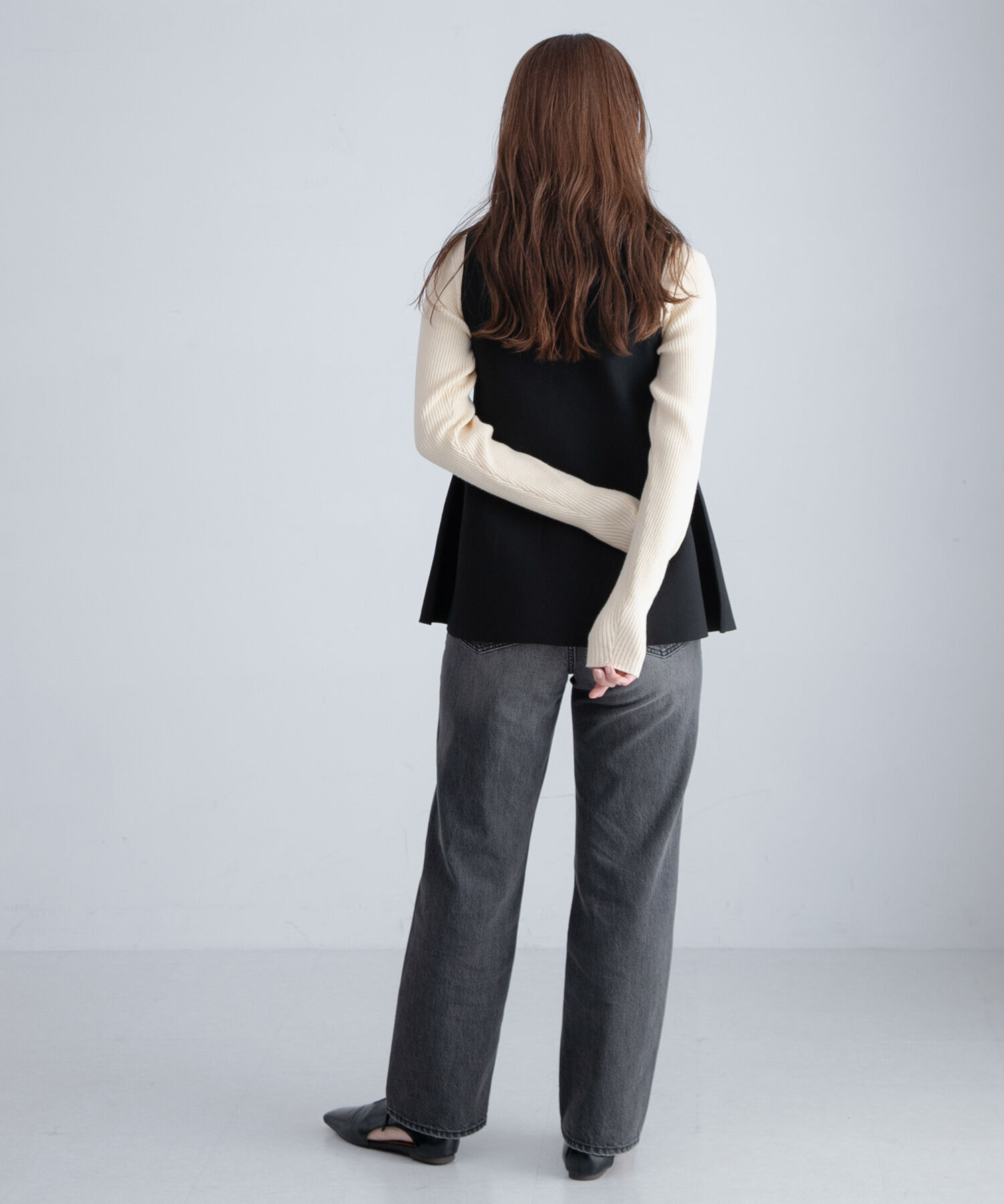 Sonny Label 「『WEB限定』2WAYペプラムニットベスト」|ニット・セーター|