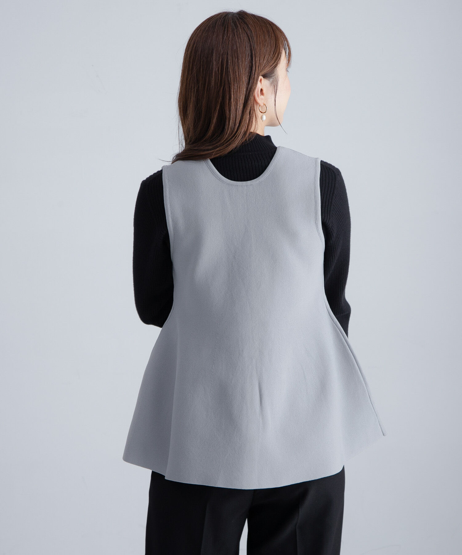 Sonny Label 「『WEB限定』2WAYペプラムニットベスト」|ニット・セーター|