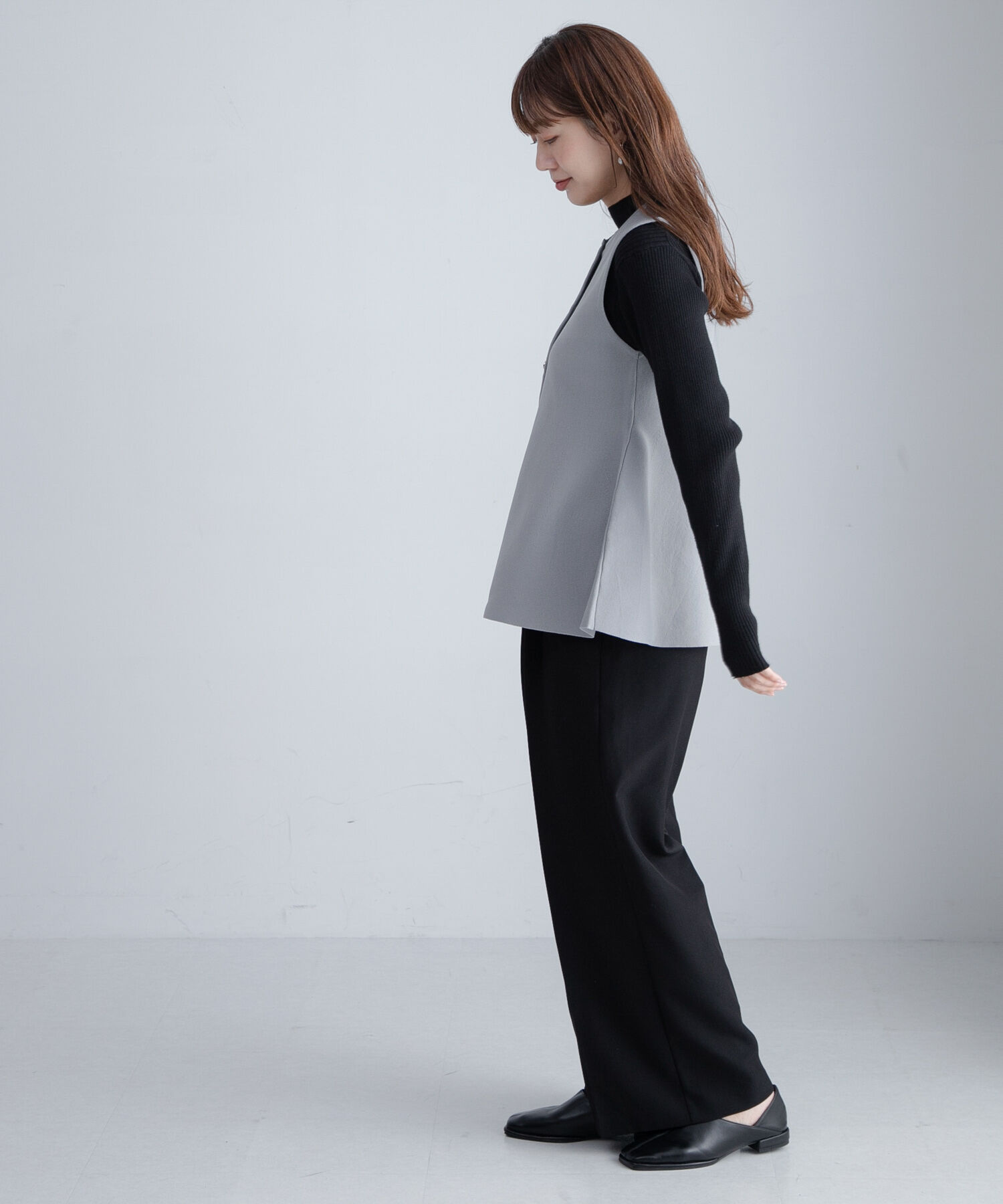 Sonny Label 「『WEB限定』2WAYペプラムニットベスト」|ニット・セーター|