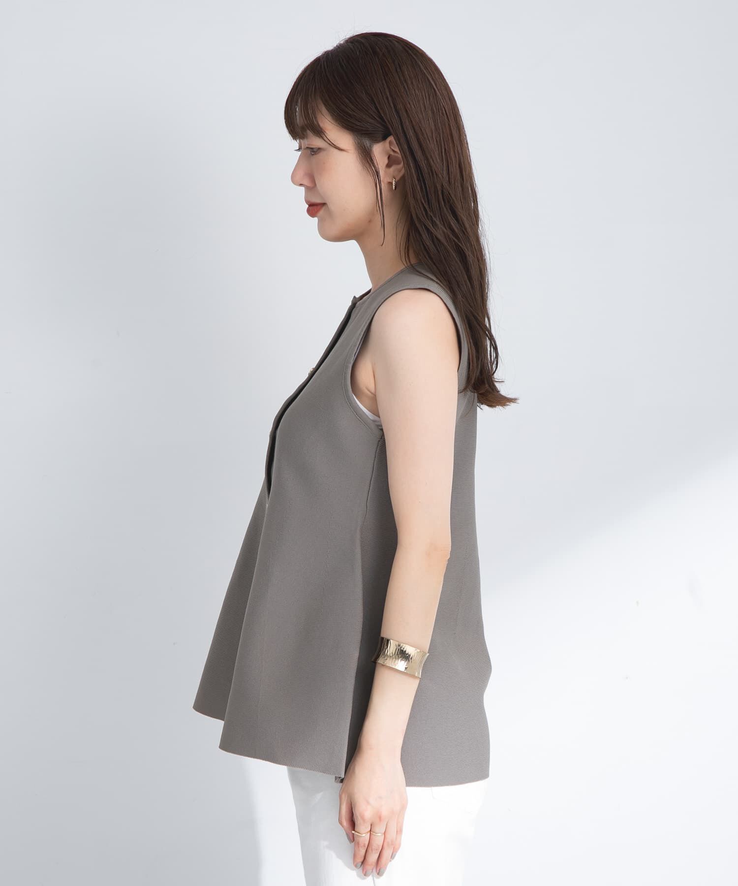 Sonny Label 「『WEB限定』2WAYペプラムニットベスト」|ニット・セーター|