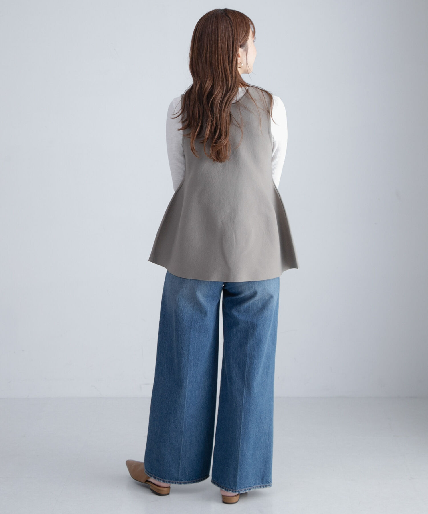 Sonny Label 「『WEB限定』2WAYペプラムニットベスト」|ニット・セーター|