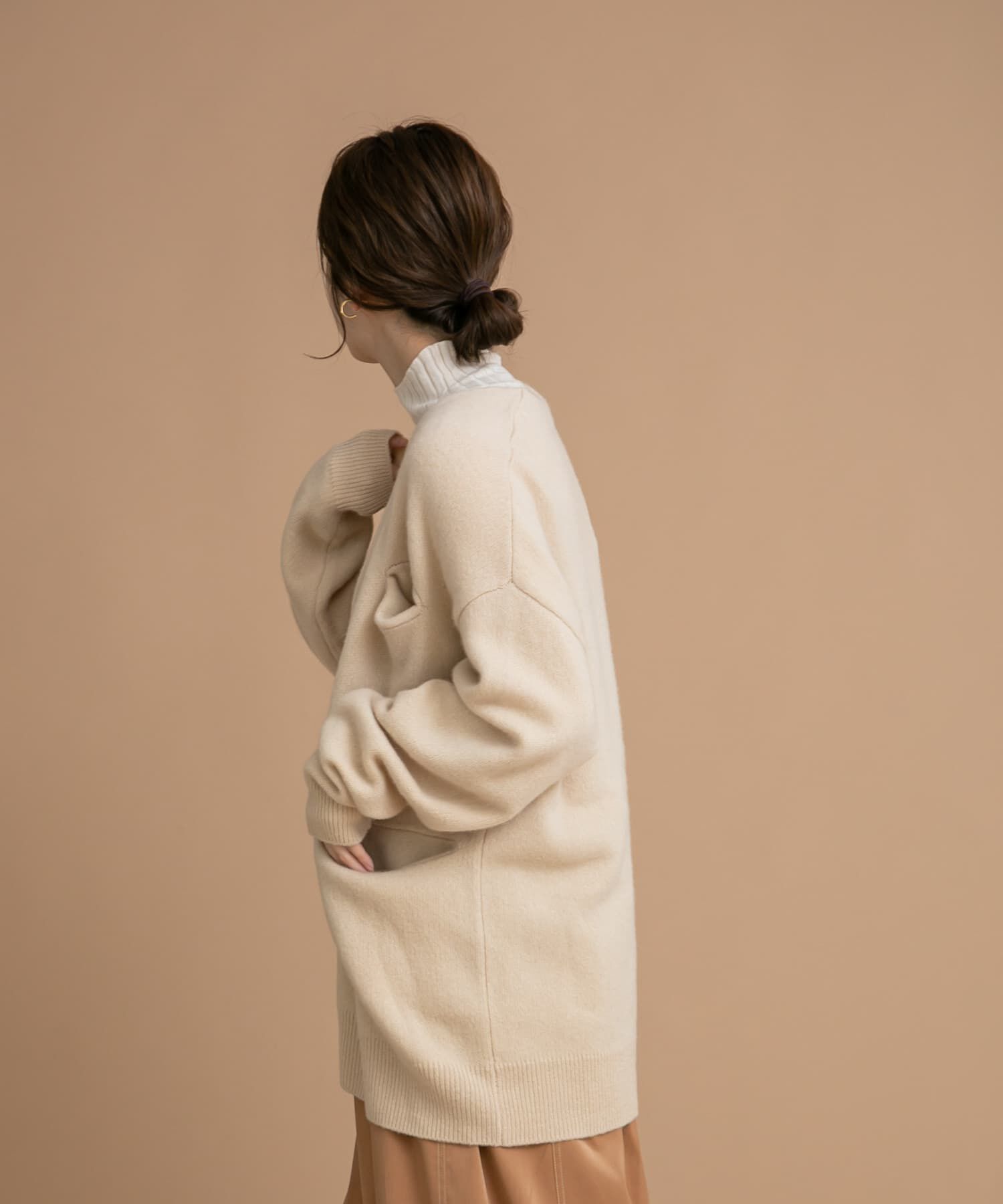 LAATO「LOOSE WOOL CARDIGAN」|カーディガン|