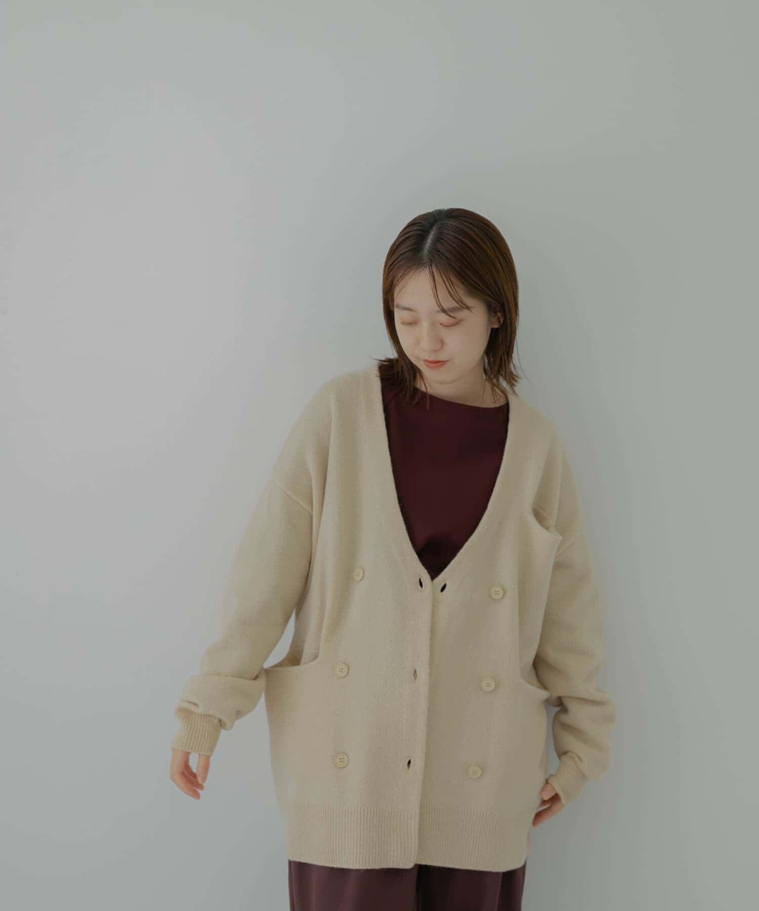 LAATO「LOOSE WOOL CARDIGAN」|カーディガン|