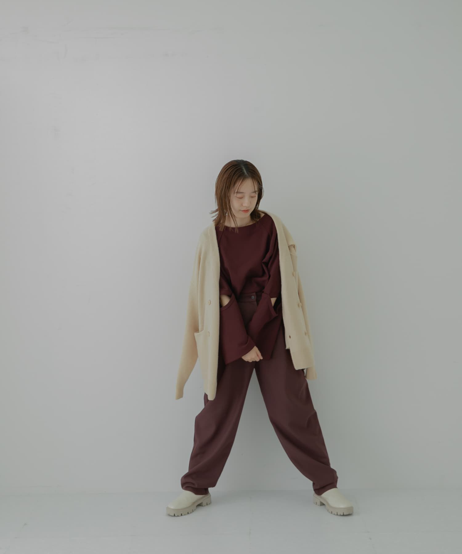 LAATO「LOOSE WOOL CARDIGAN」|カーディガン|