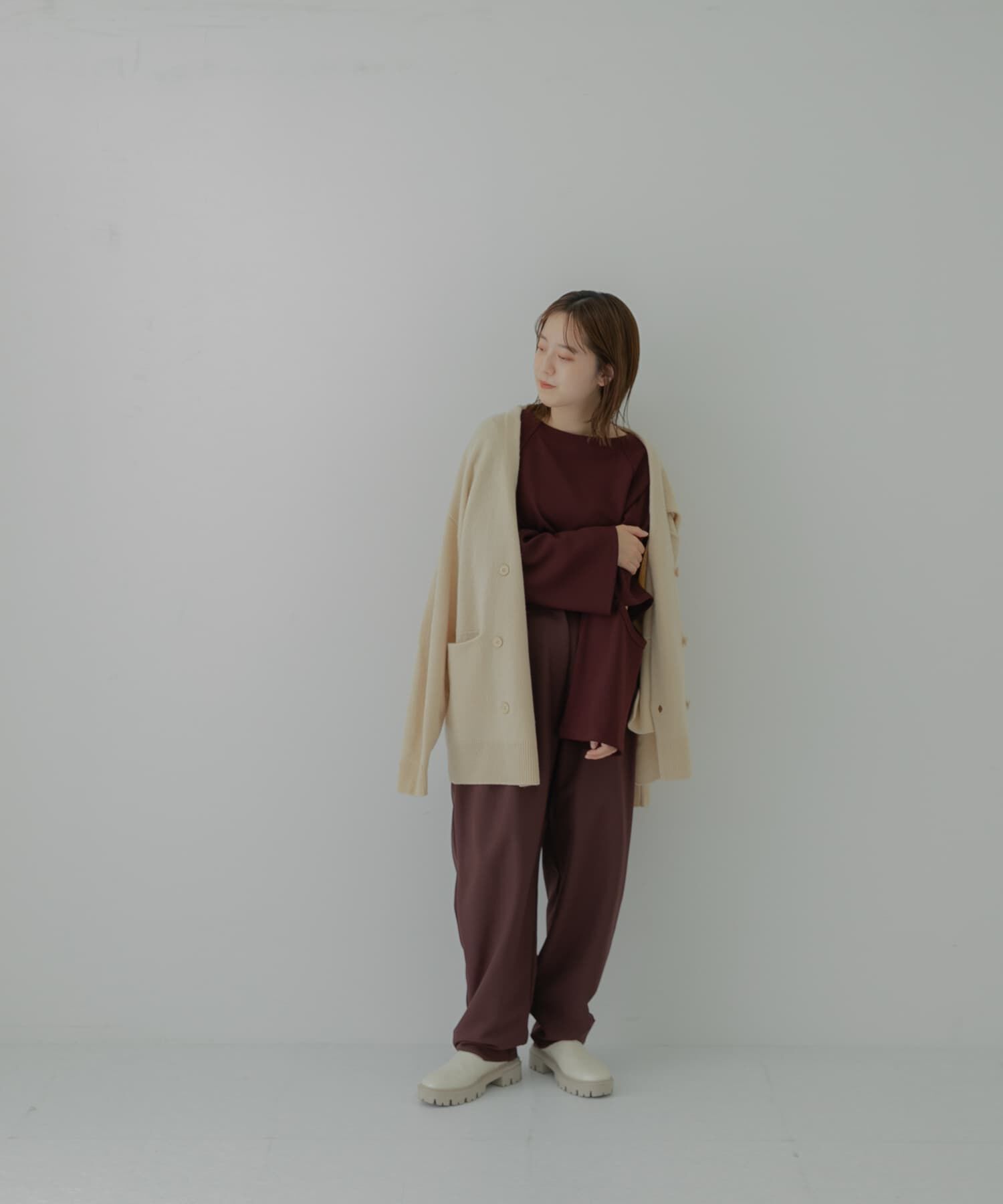 LAATO「LOOSE WOOL CARDIGAN」|カーディガン|