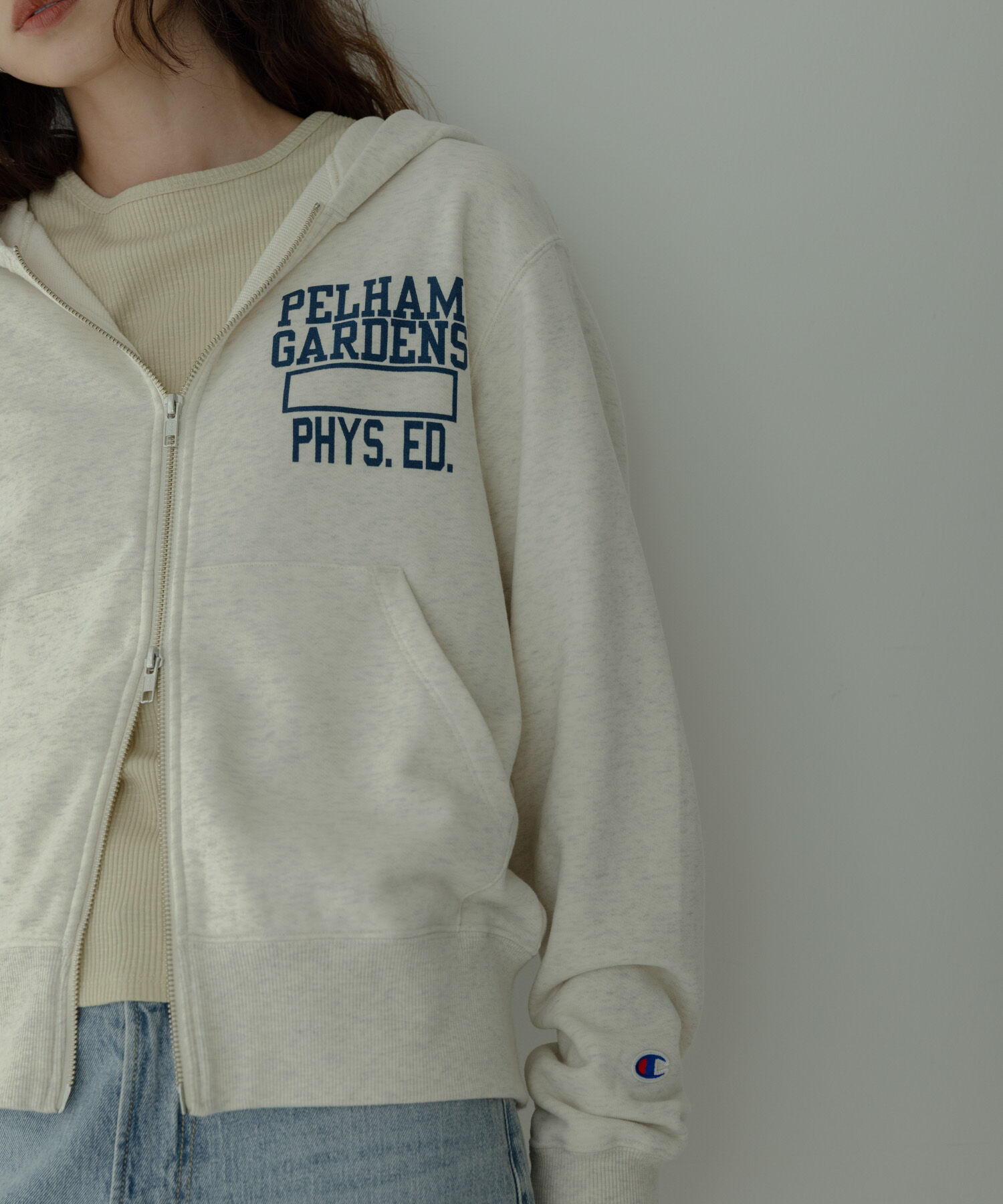 Sonny Label 「『別注』Champion&times;Sonny Label　スウェットジップフーディー」|パーカー|