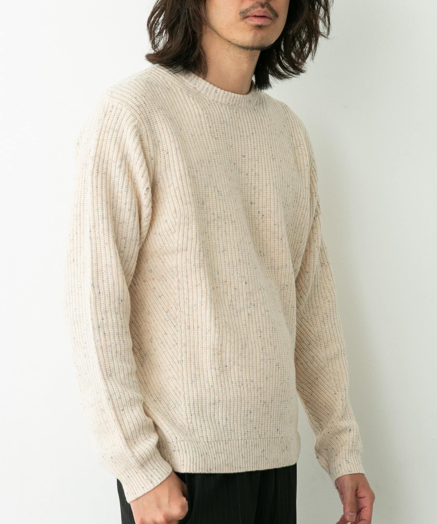 Sonny Label 「ウォッシャブルウール混クルーネックニット」|ニット・セーター|