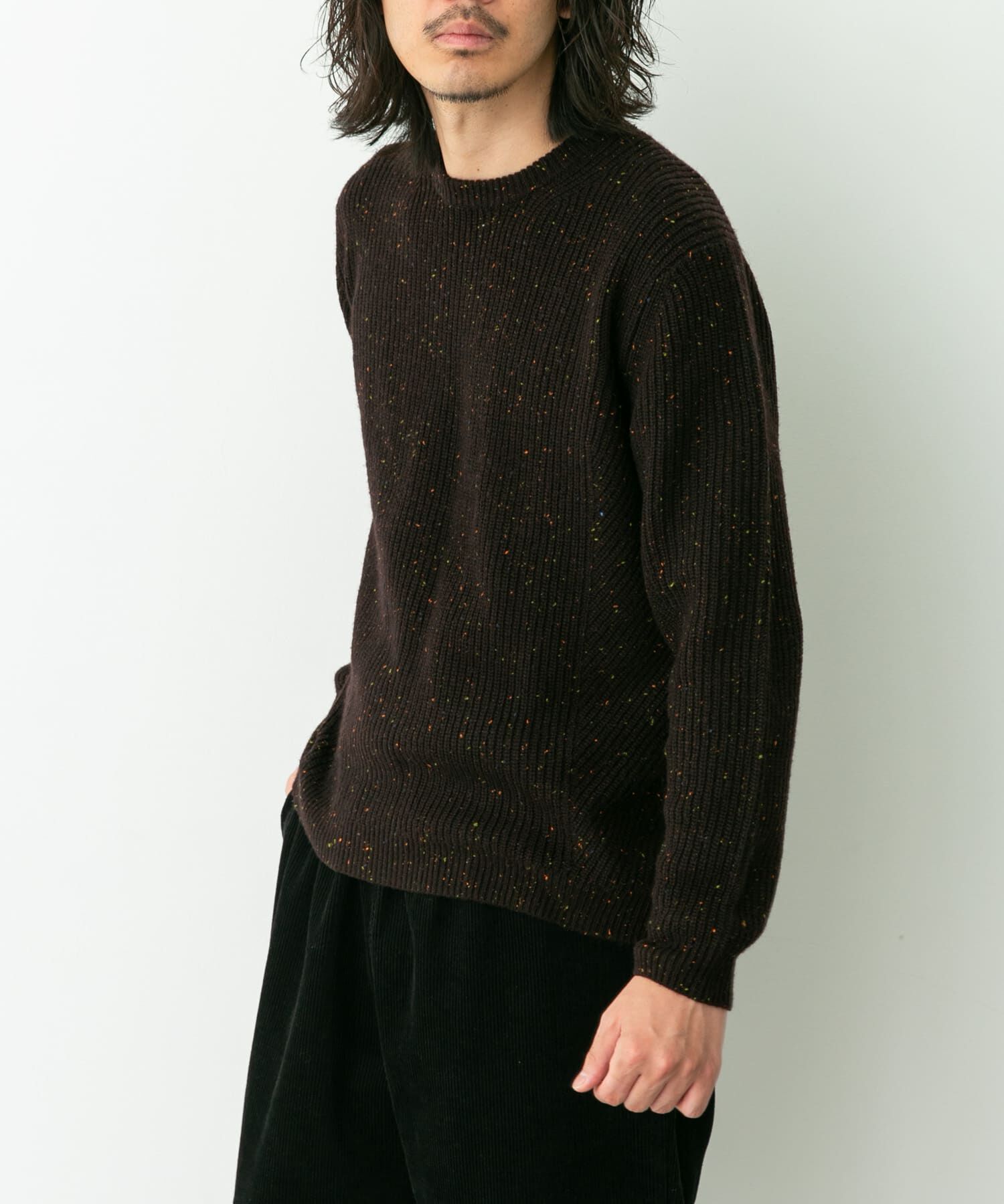 Sonny Label 「ウォッシャブルウール混クルーネックニット」|ニット・セーター|