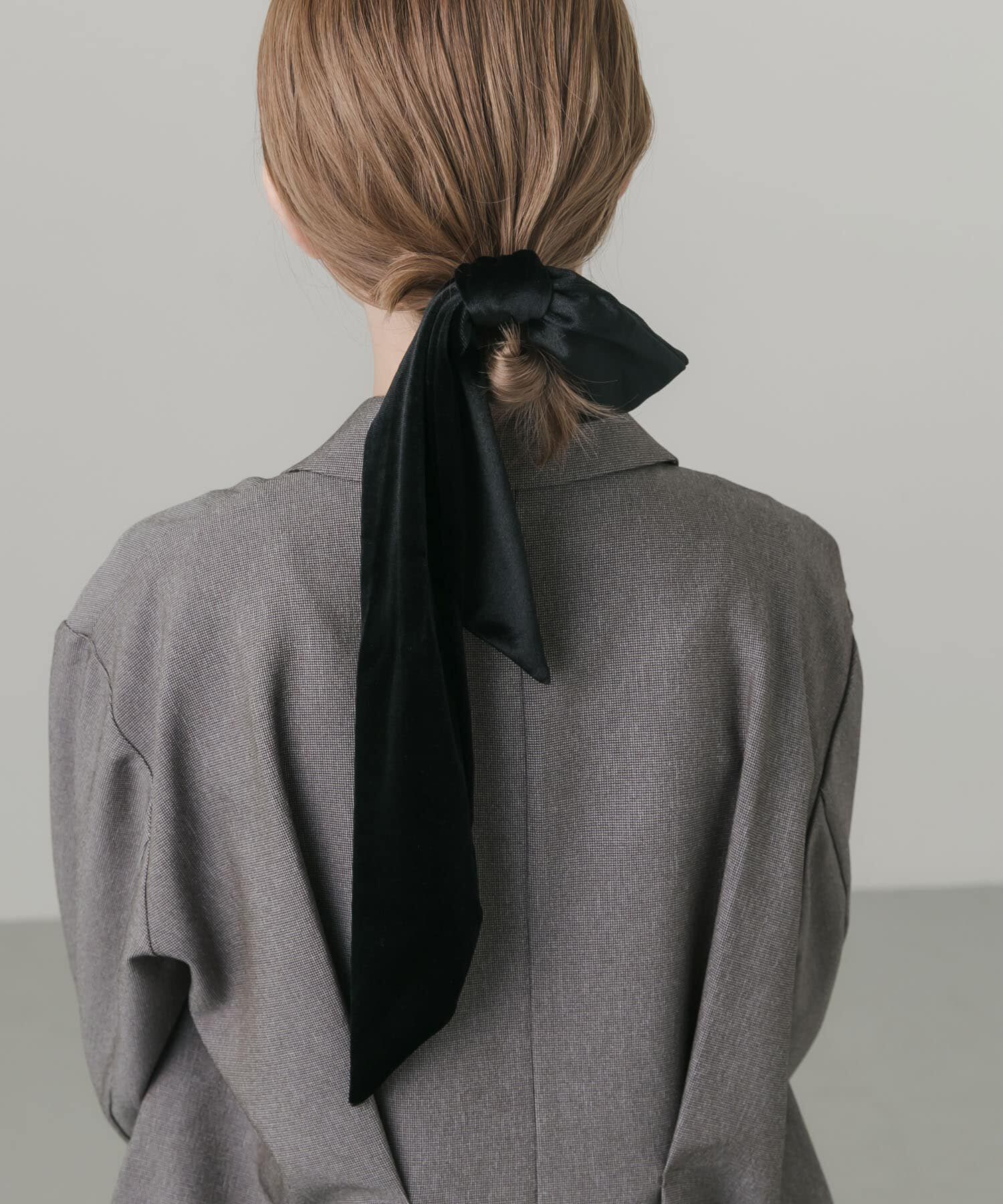 SMELLY「ベロアマルチWAYヘアカフ」|ヘアゴム・シュシュ|