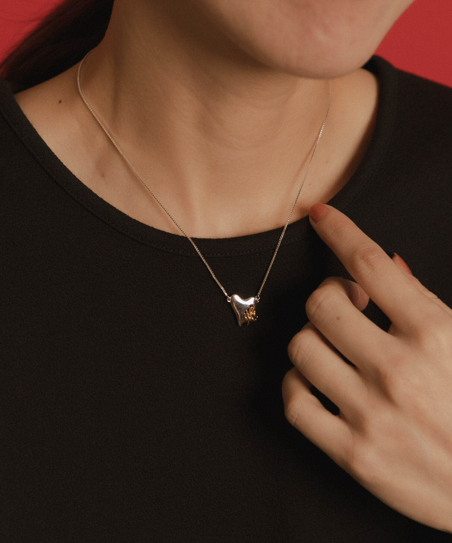 Sonny Label 「LAPUIS　Coil Heart　ネックレス」|ネックレス|ゴールド系その他