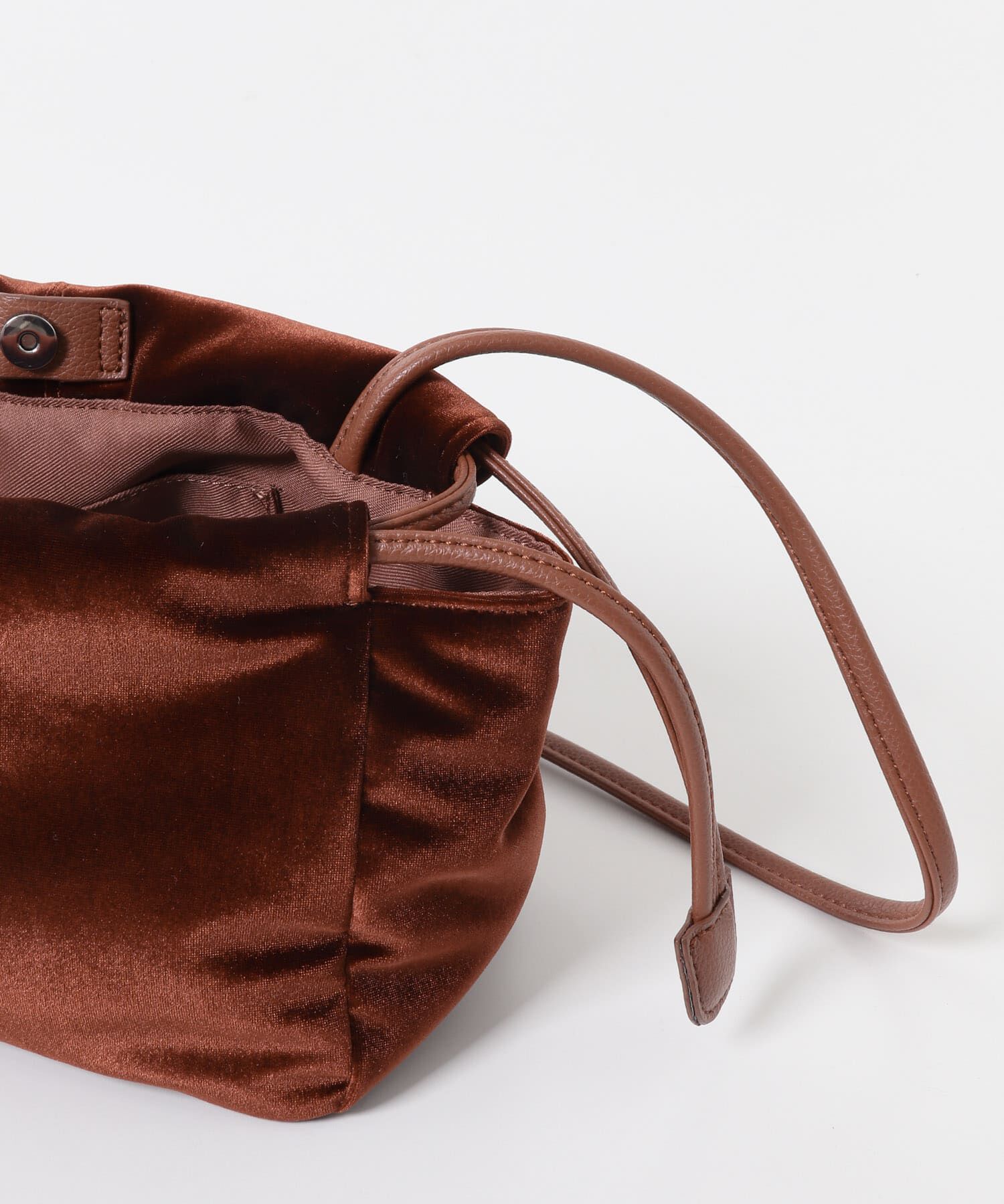 URBAN RESEARCH DOORS「2wayベロア巾着ショルダー」|ショルダー・メッセンジャー|