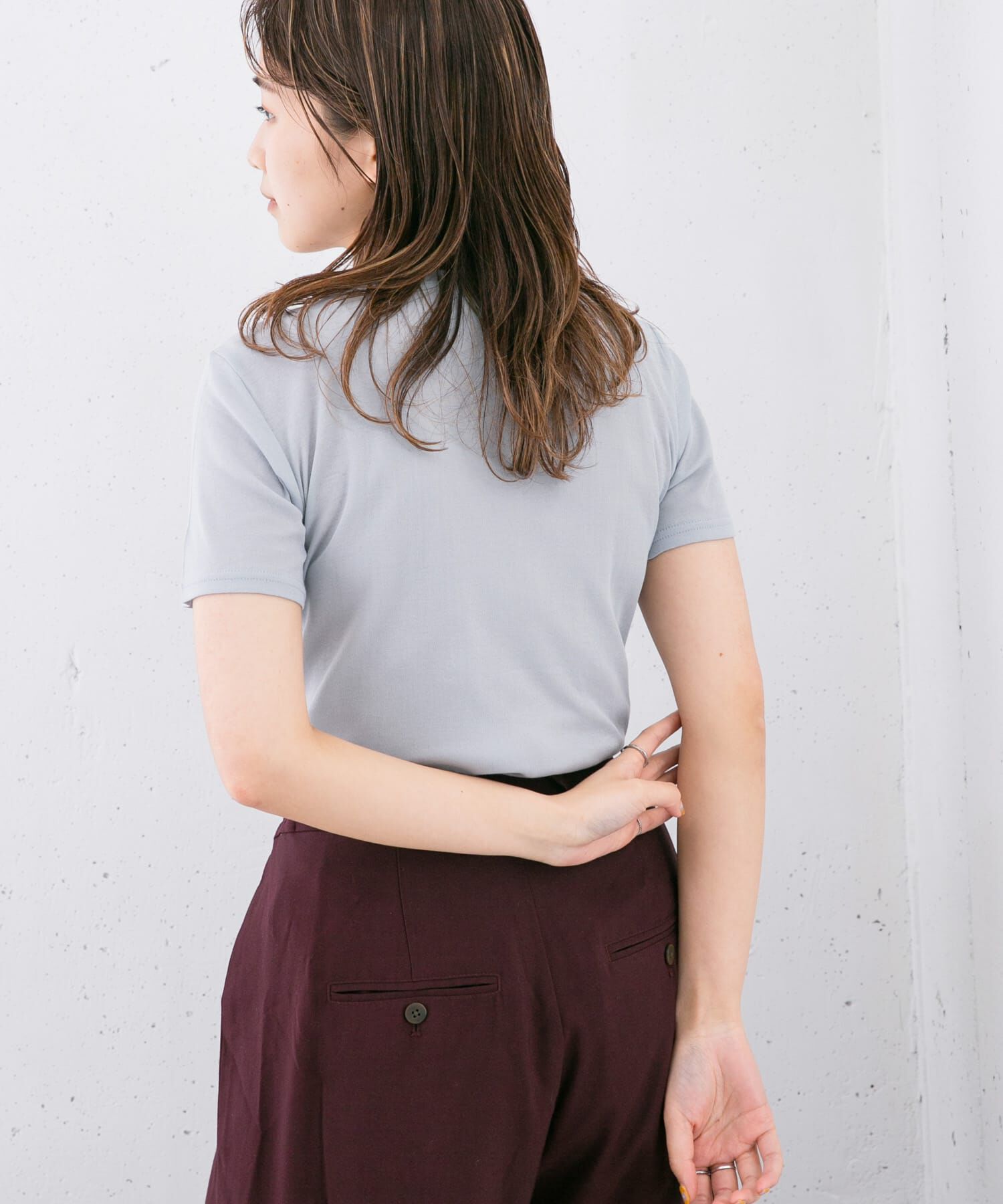  「コンパクトベーシックTシャツ」|Tシャツ・カットソー|