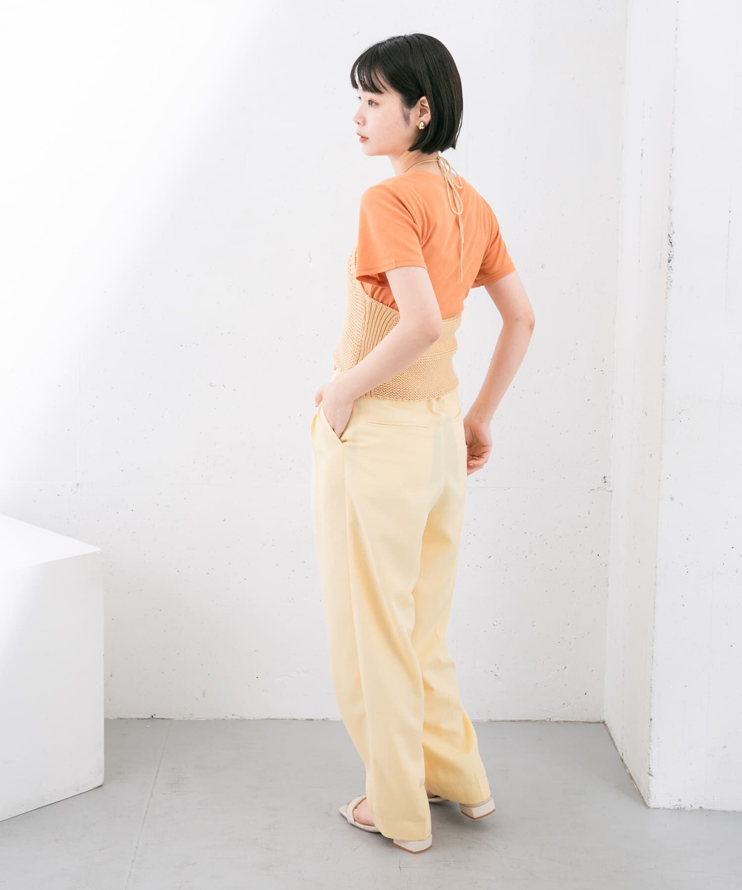  「コンパクトベーシックTシャツ」|Tシャツ・カットソー|