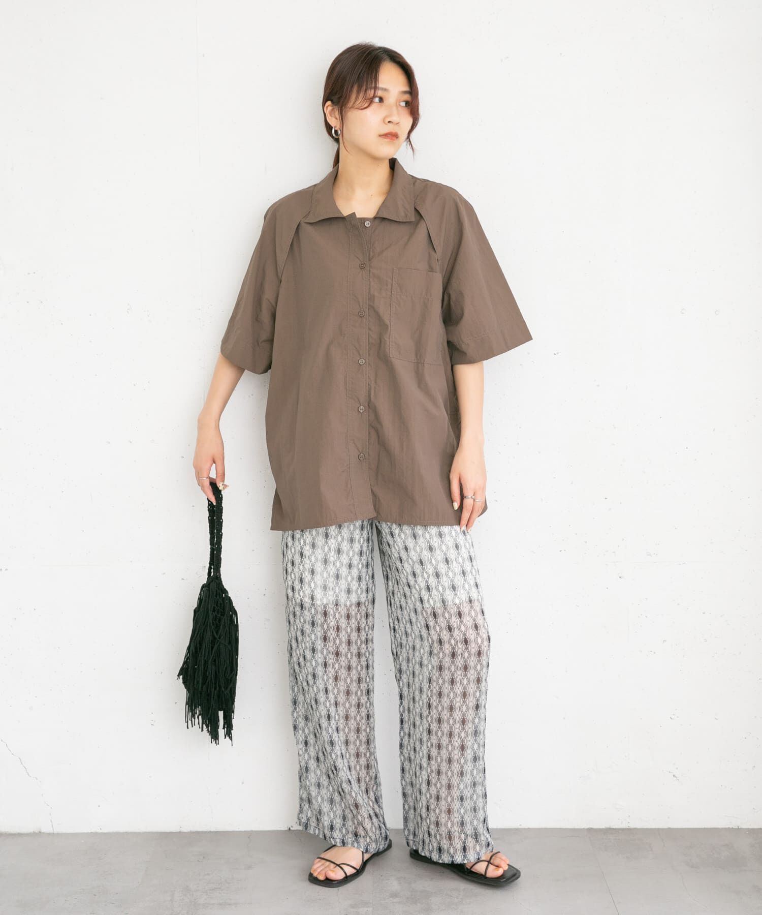  「楊柳プリントパンツ」|その他|