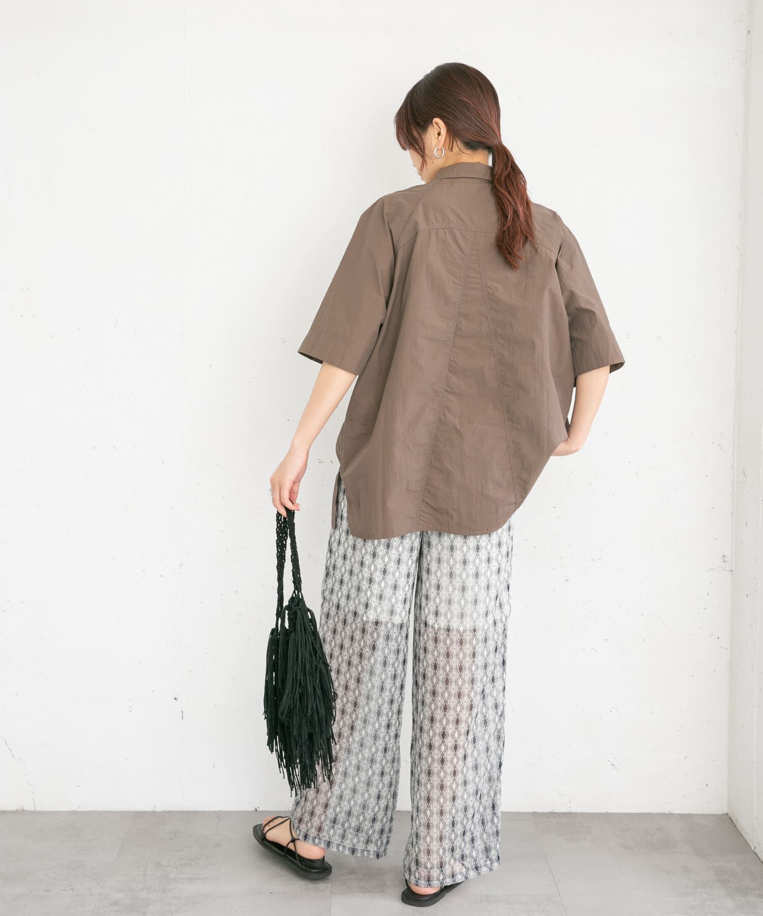  「楊柳プリントパンツ」|その他|