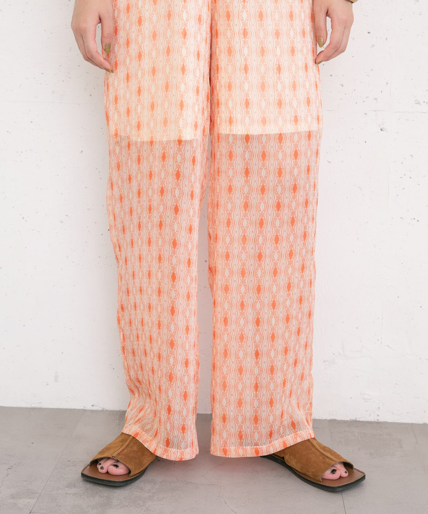  「楊柳プリントパンツ」|その他|