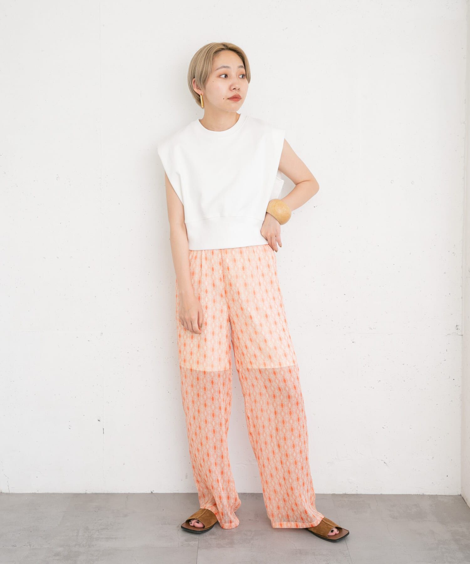  「楊柳プリントパンツ」|その他|