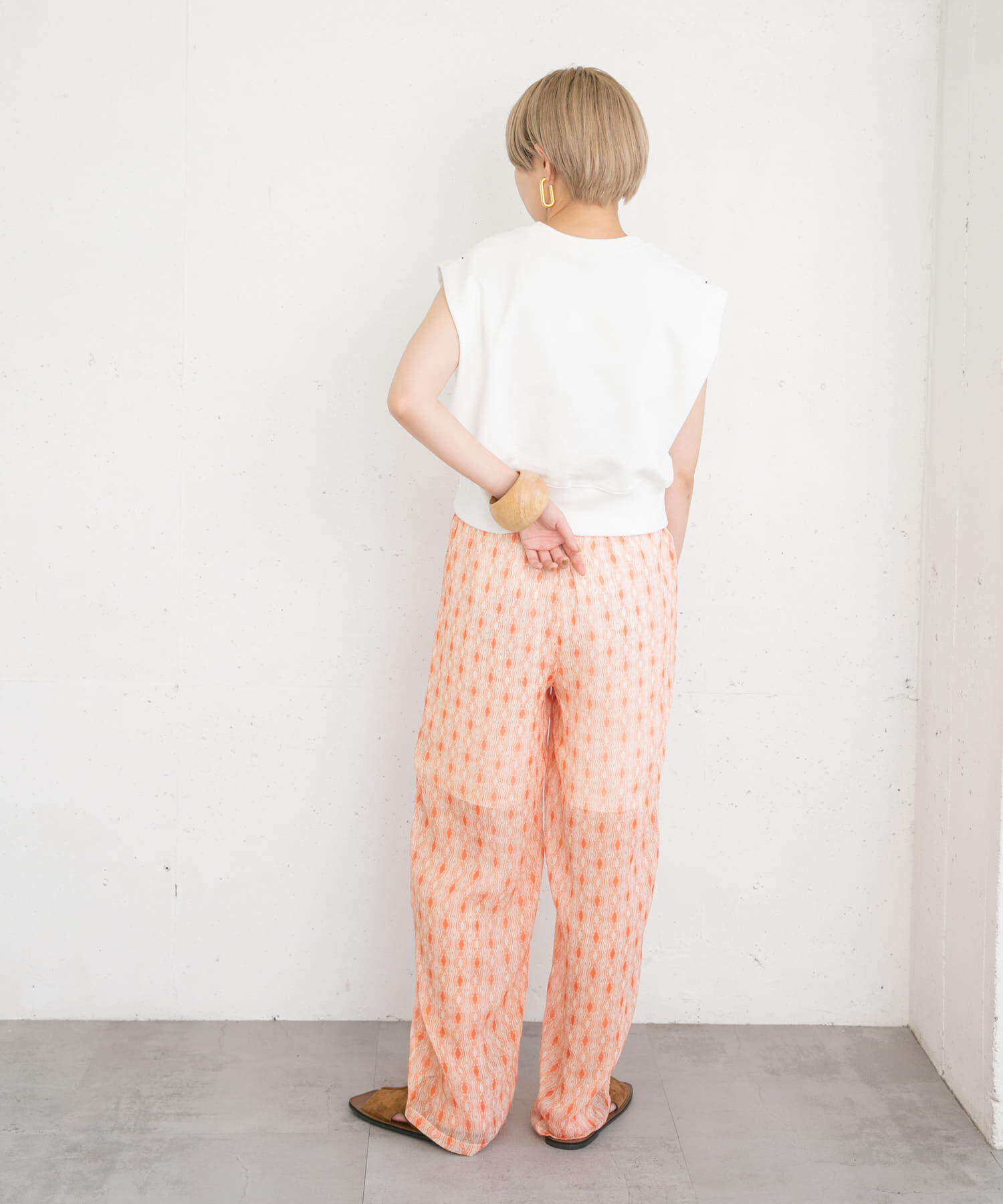  「楊柳プリントパンツ」|その他|