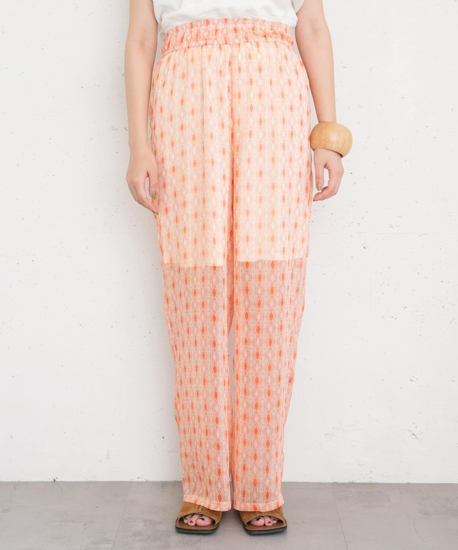  「楊柳プリントパンツ」|その他|