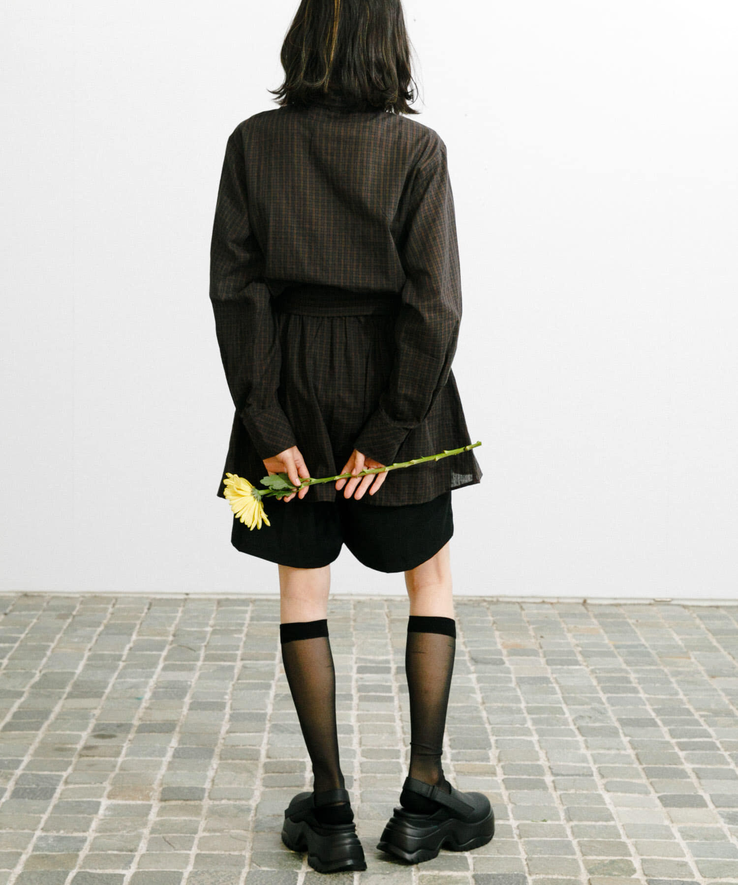  「ウエストマークチェックシャツ」|シャツ・ブラウス|